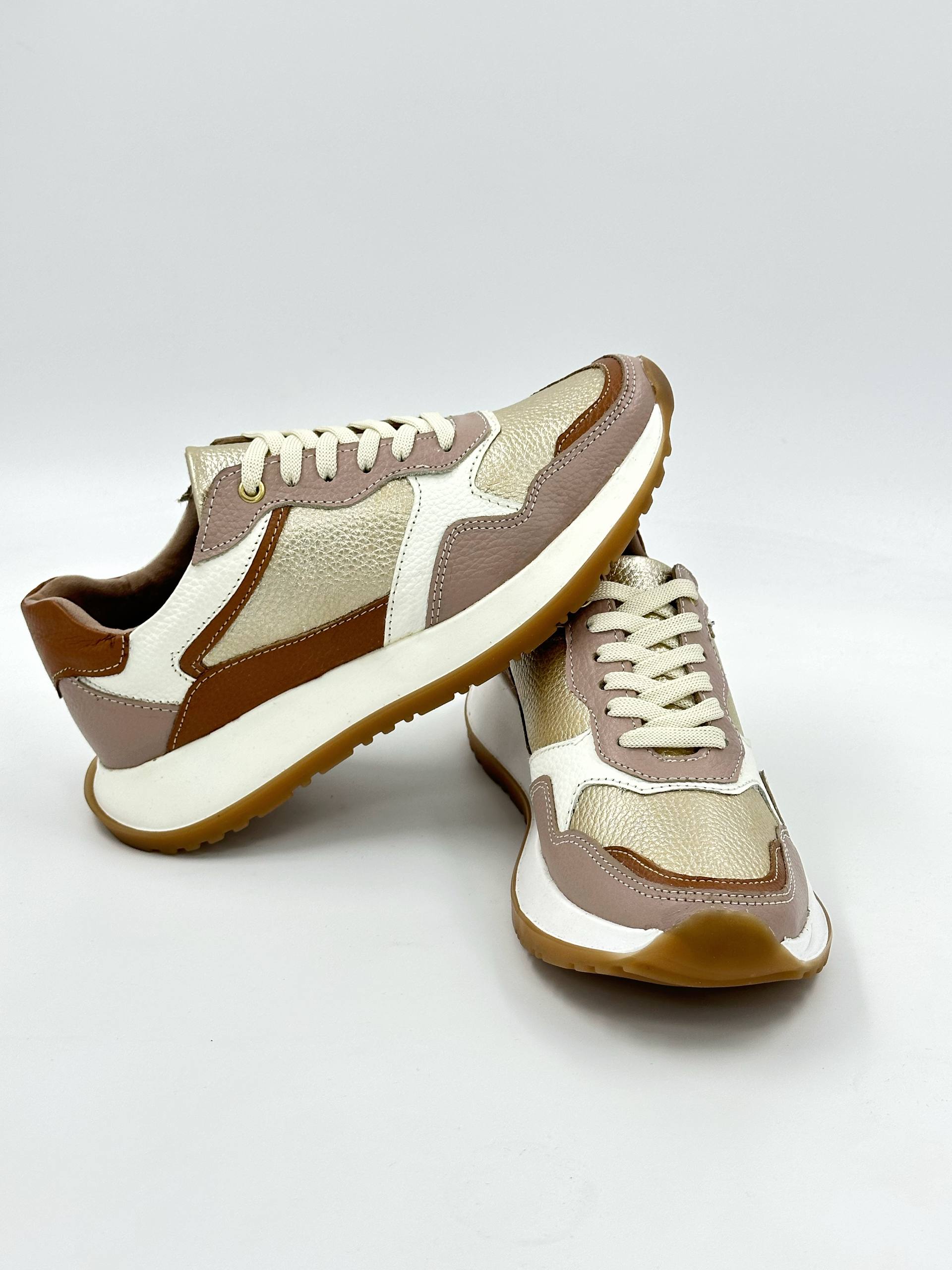 Tenis 100% cuero deportivos DS108 para mujer | MARALDO