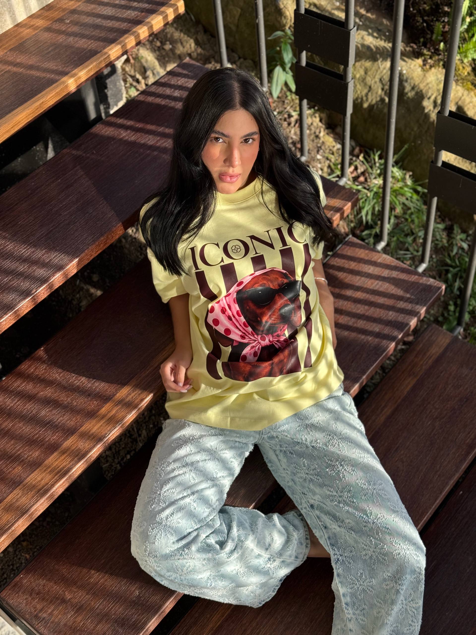 T-Shirt Oversize Estampada 21 | Maraldo