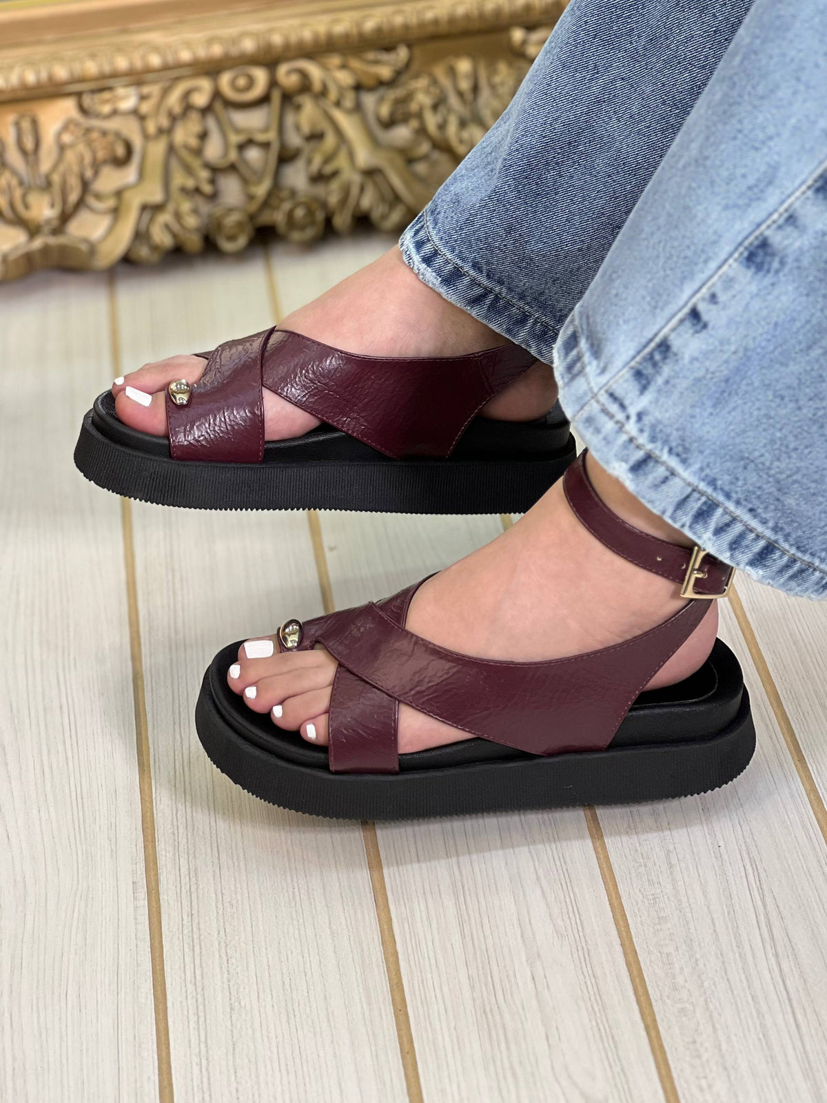 Sandalia Plataforma Aura | S1355