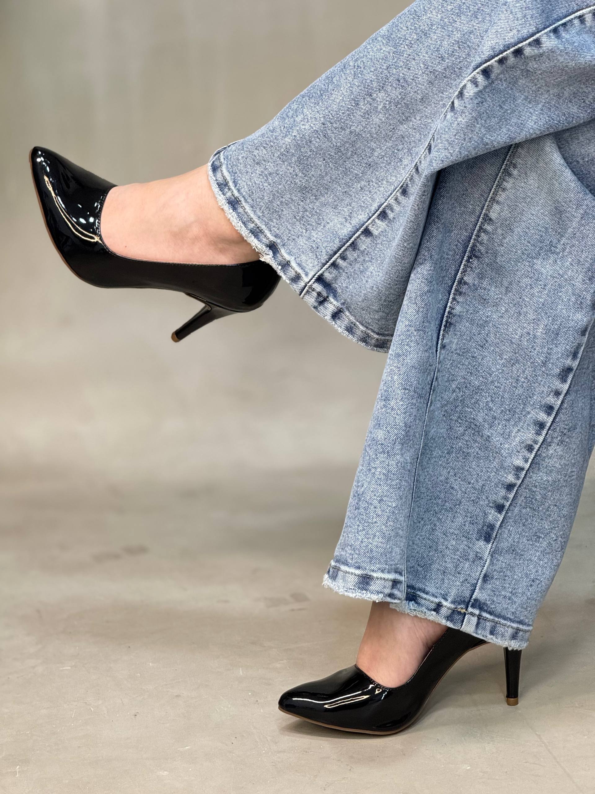 Tacones Clásicos en Charol 7.5cm – T730