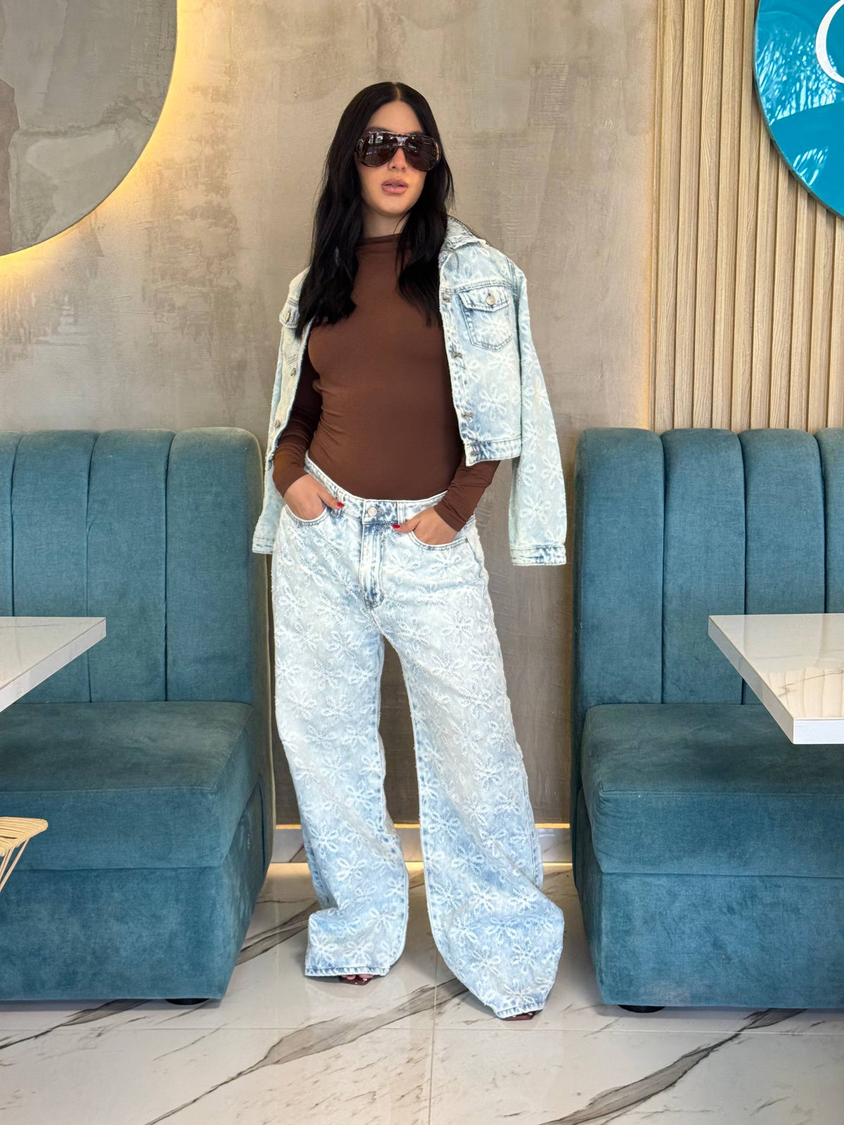 Jean Wide Leg Estampado| JBC82