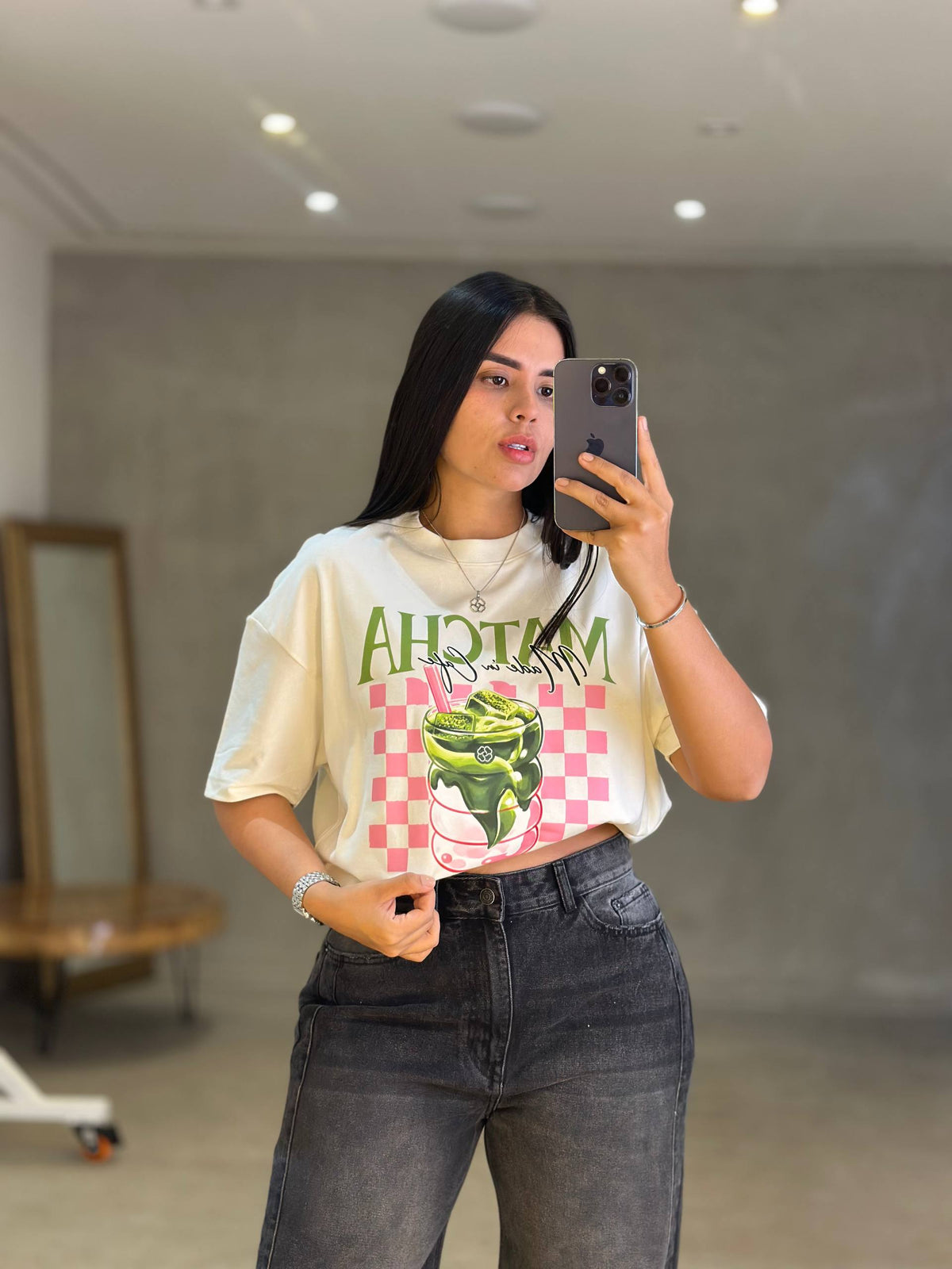 T-Shirt Oversize Matcha| OVER32