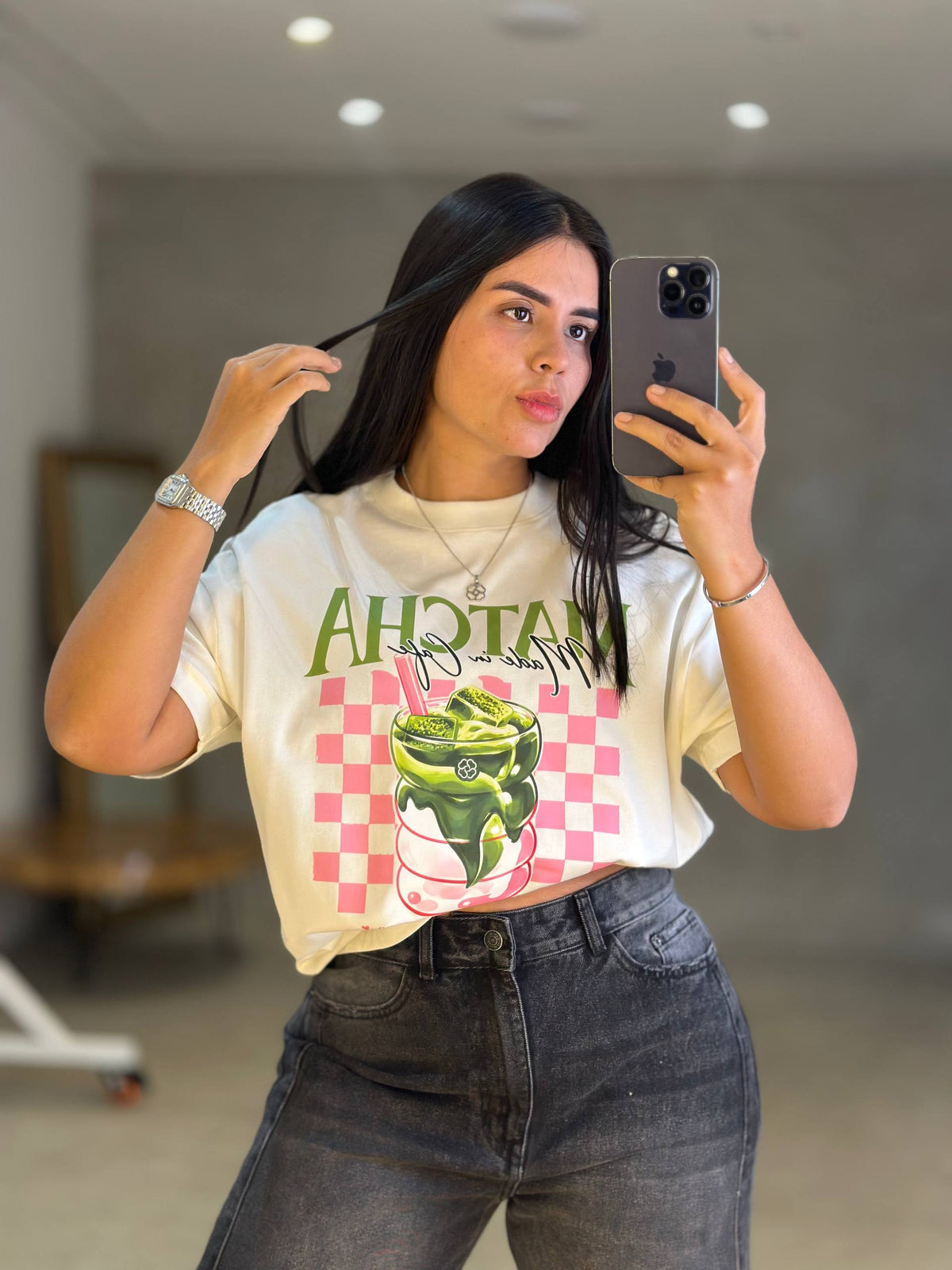 T-Shirt Oversize Matcha| OVER32