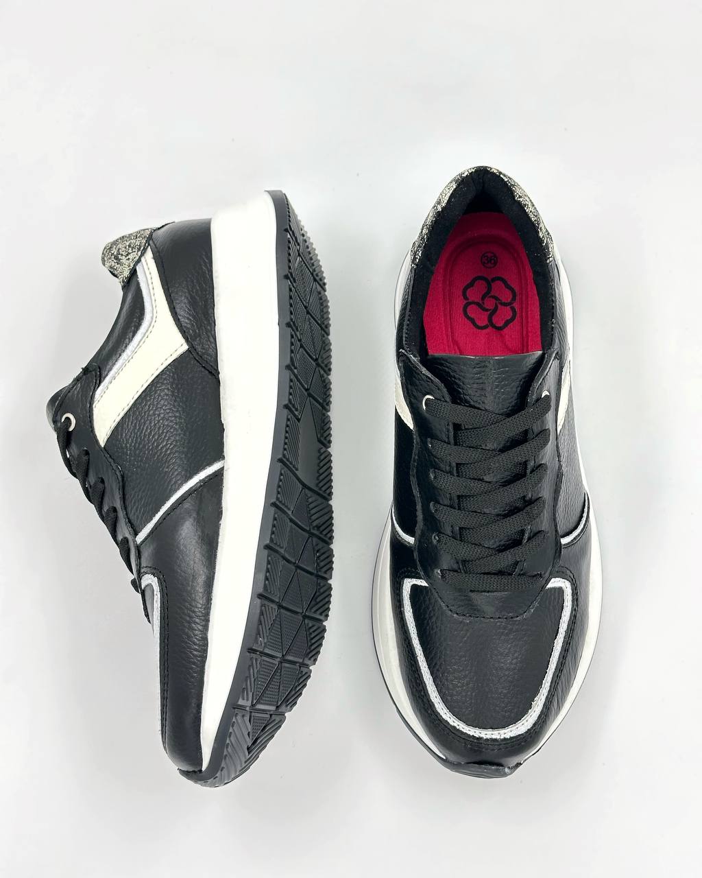 Tenis de cuero deportivos DS85 para mujer | MARALDO