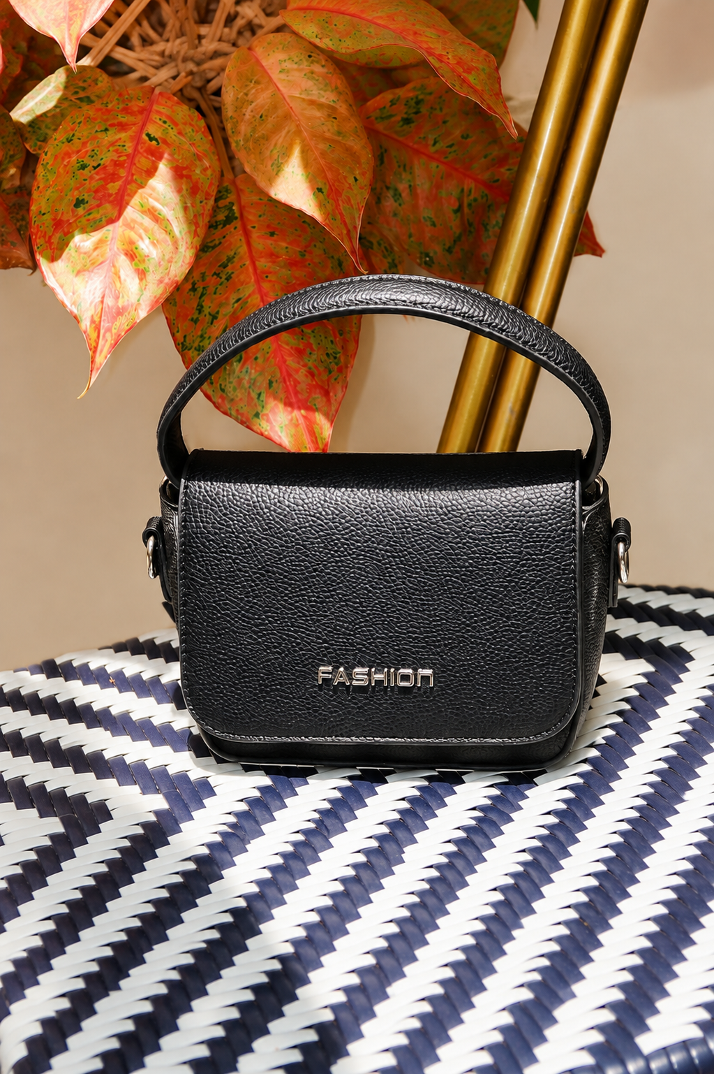 COMBO: Bolso + Sandalia Negro/Negro