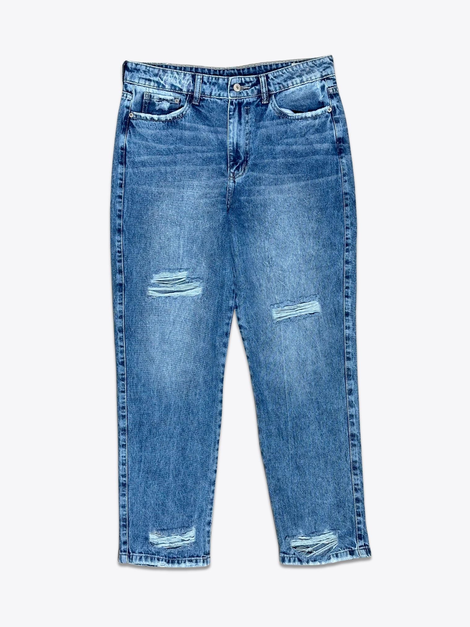 Jean Mom Fit Tiro Alto para Mujer - JBR09