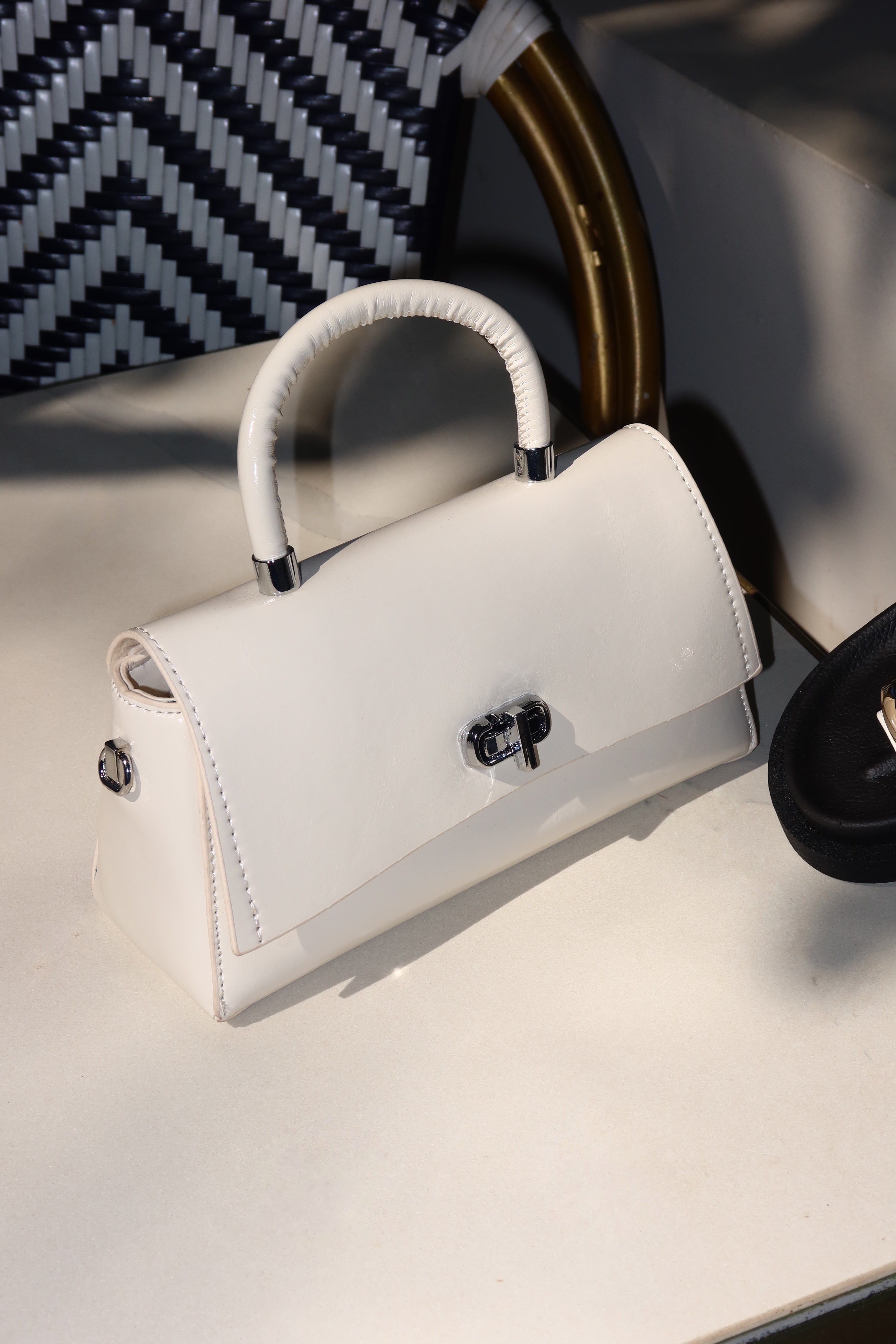 COMBO: Bolso + Sandalia Hueso/Hueso