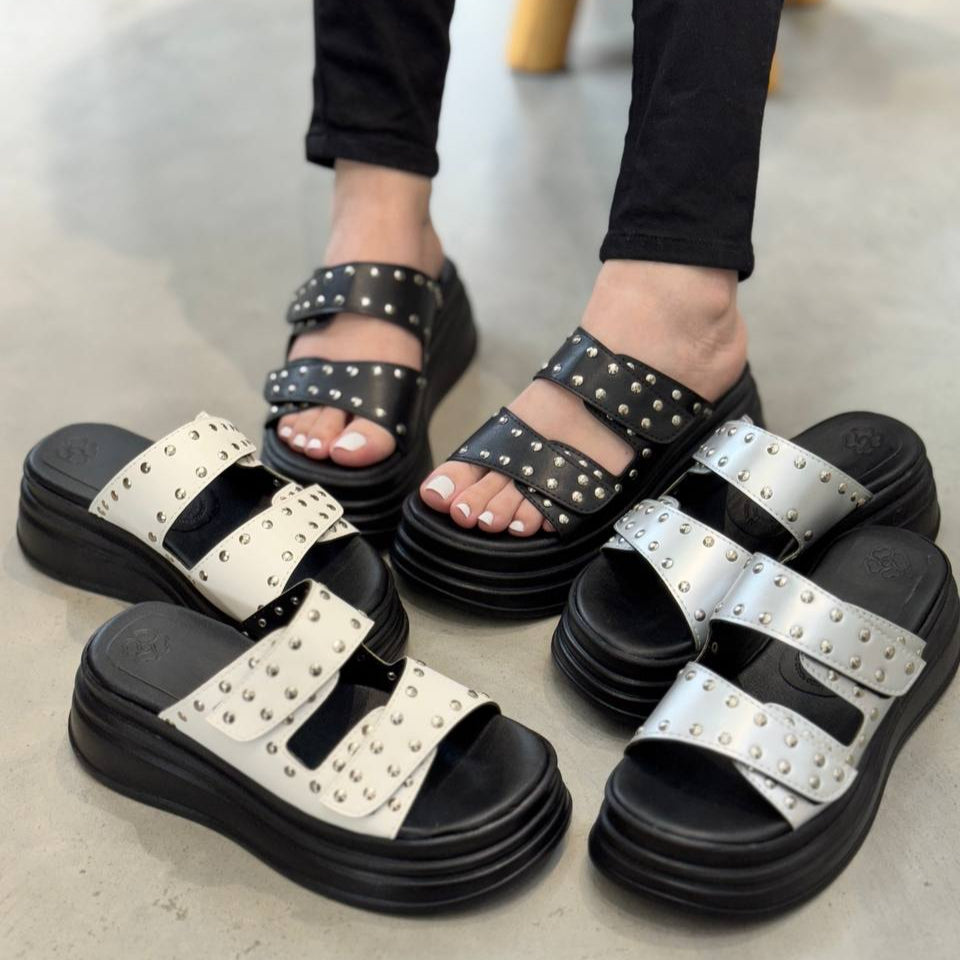 Sandalias Chunky negras - MB70