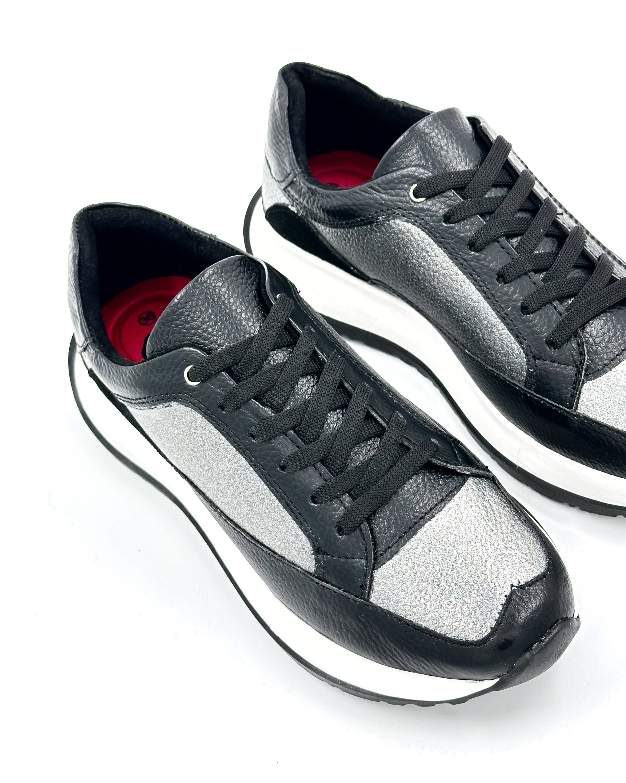 Tenis cuero deportivos DS112 para mujer | MARALDO