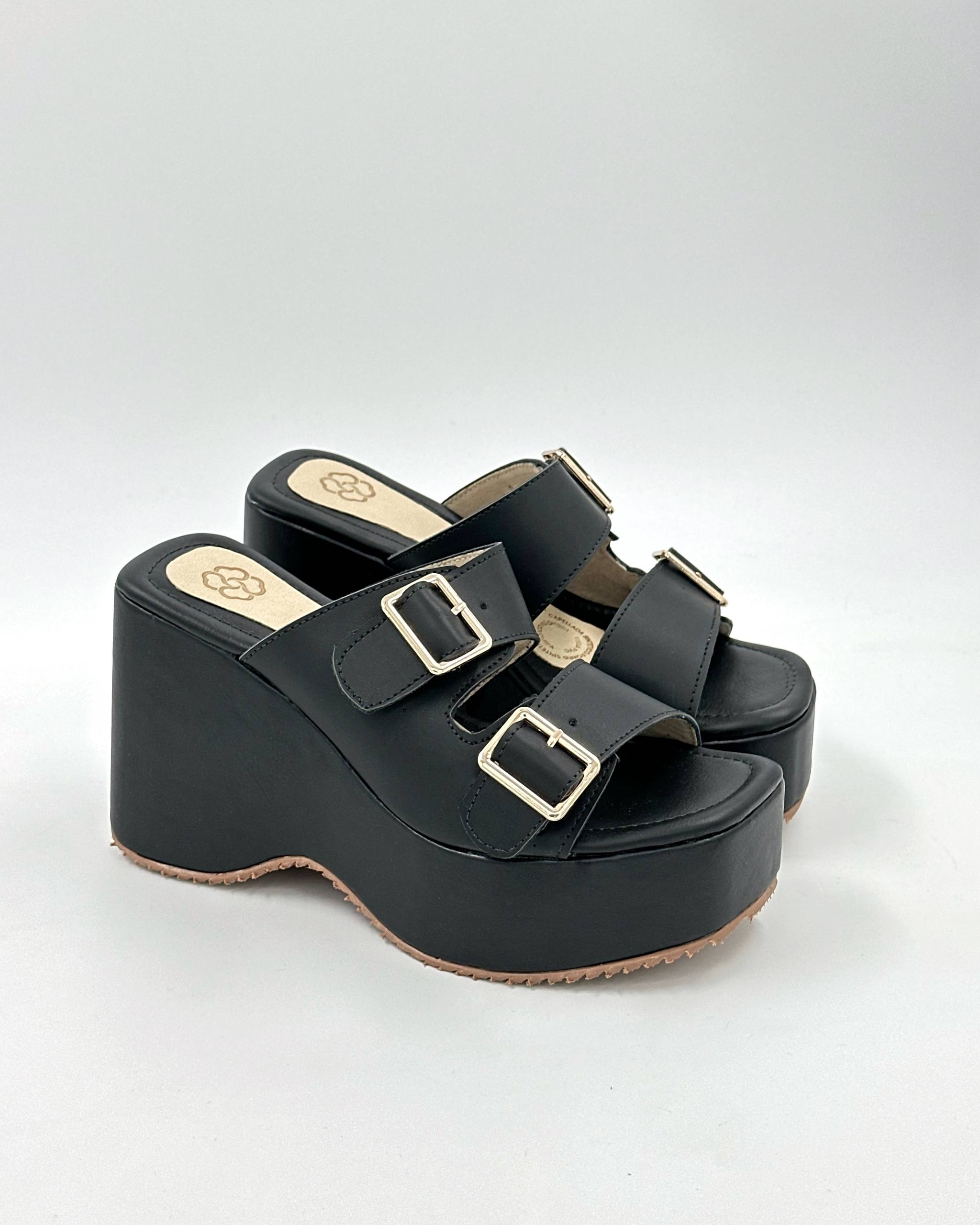 Plataforma para mujer con hebilla PLTF996 | Maraldo