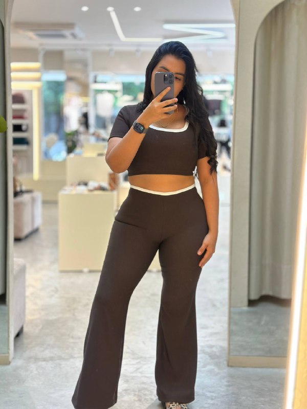 Set Rib Crop CJT013 | Maraldo