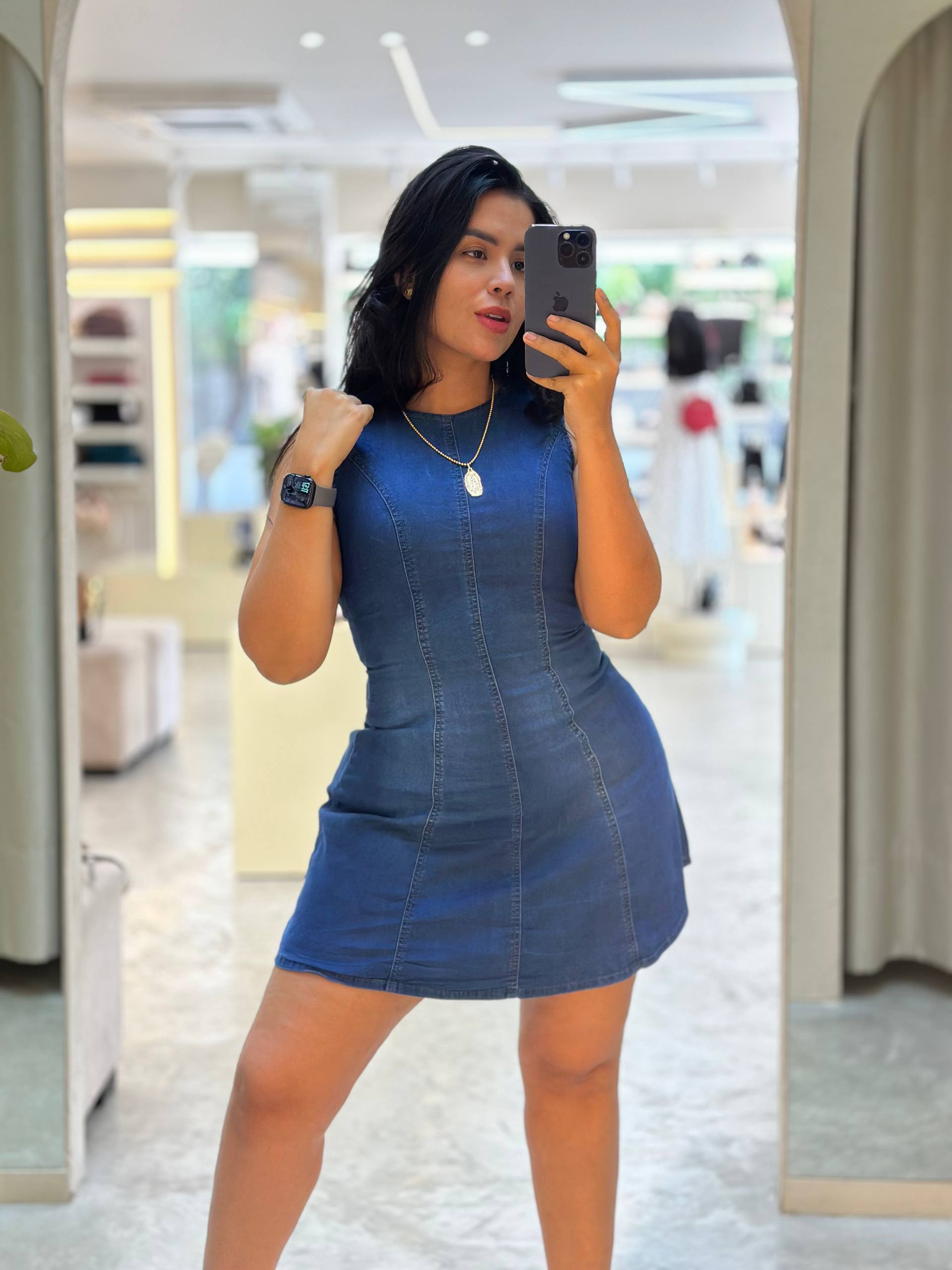 Vestido Denim VS02 | Maraldo