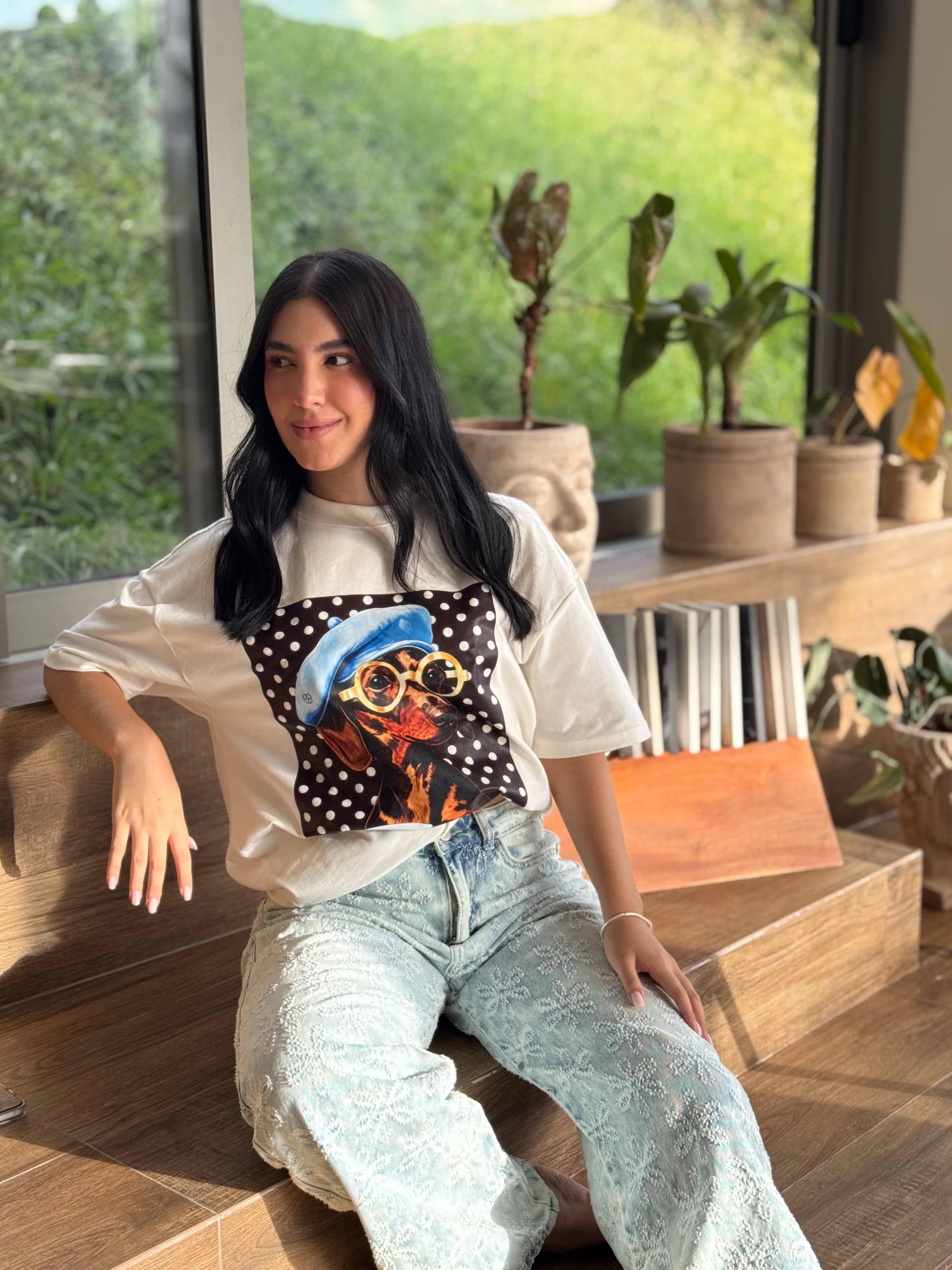 T-Shirt Oversize Estampada 14 | Maraldo
