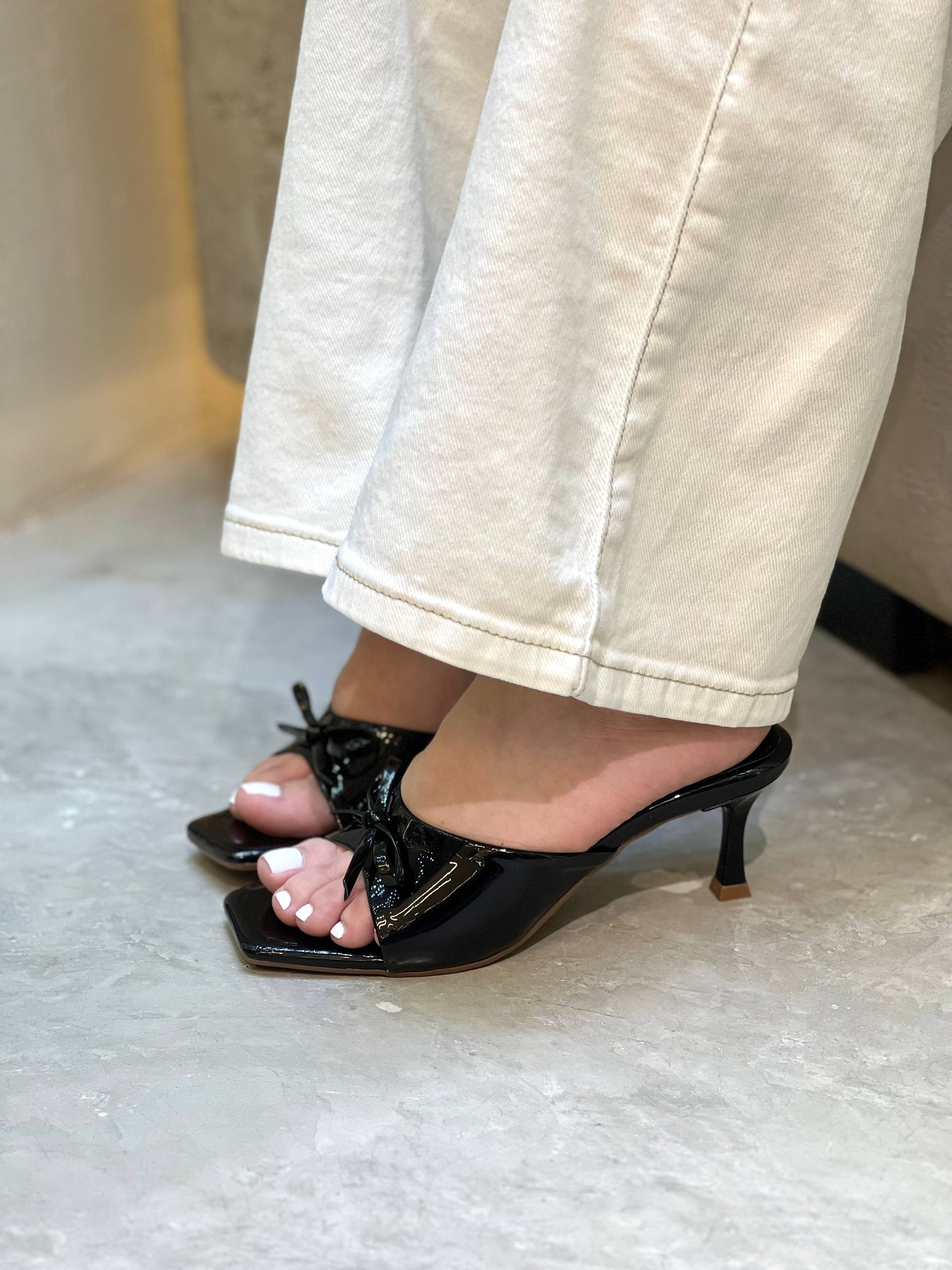 Tacon en Charol destalonado para mujer T831 | Maraldo