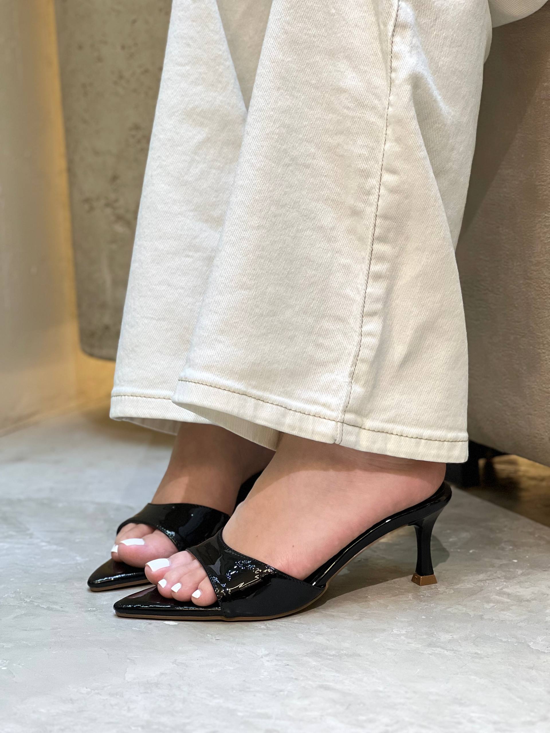 Tacon en Charol destalonado para mujer T836 | Maraldo