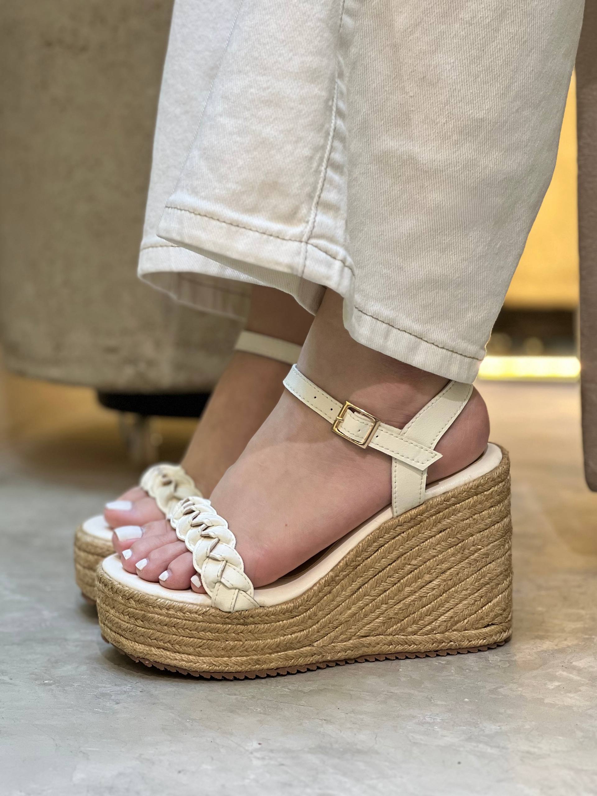 Plataforma en yute para mujer PLTF998 | Maraldo