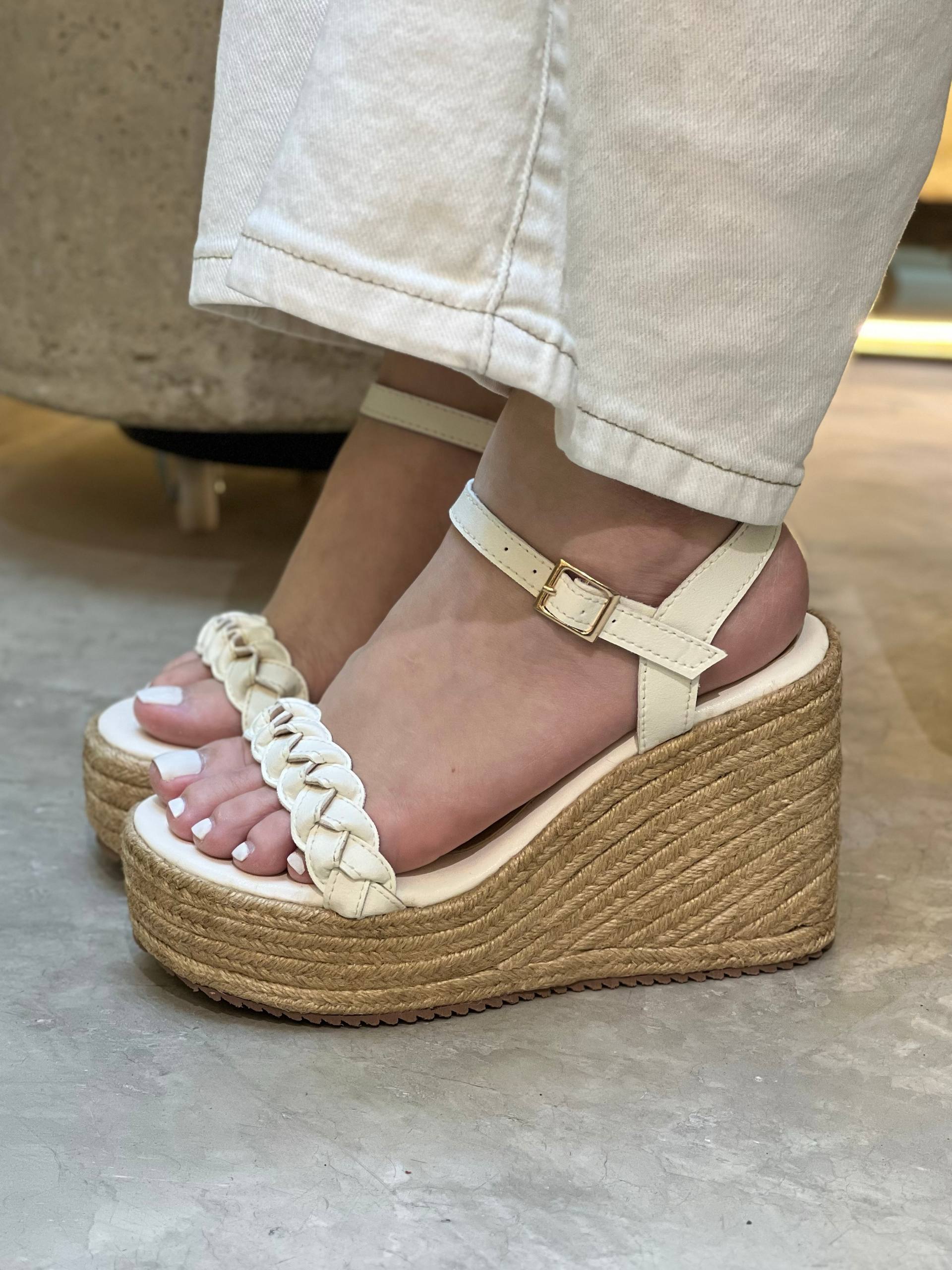Plataforma en yute para mujer PLTF998 | Maraldo