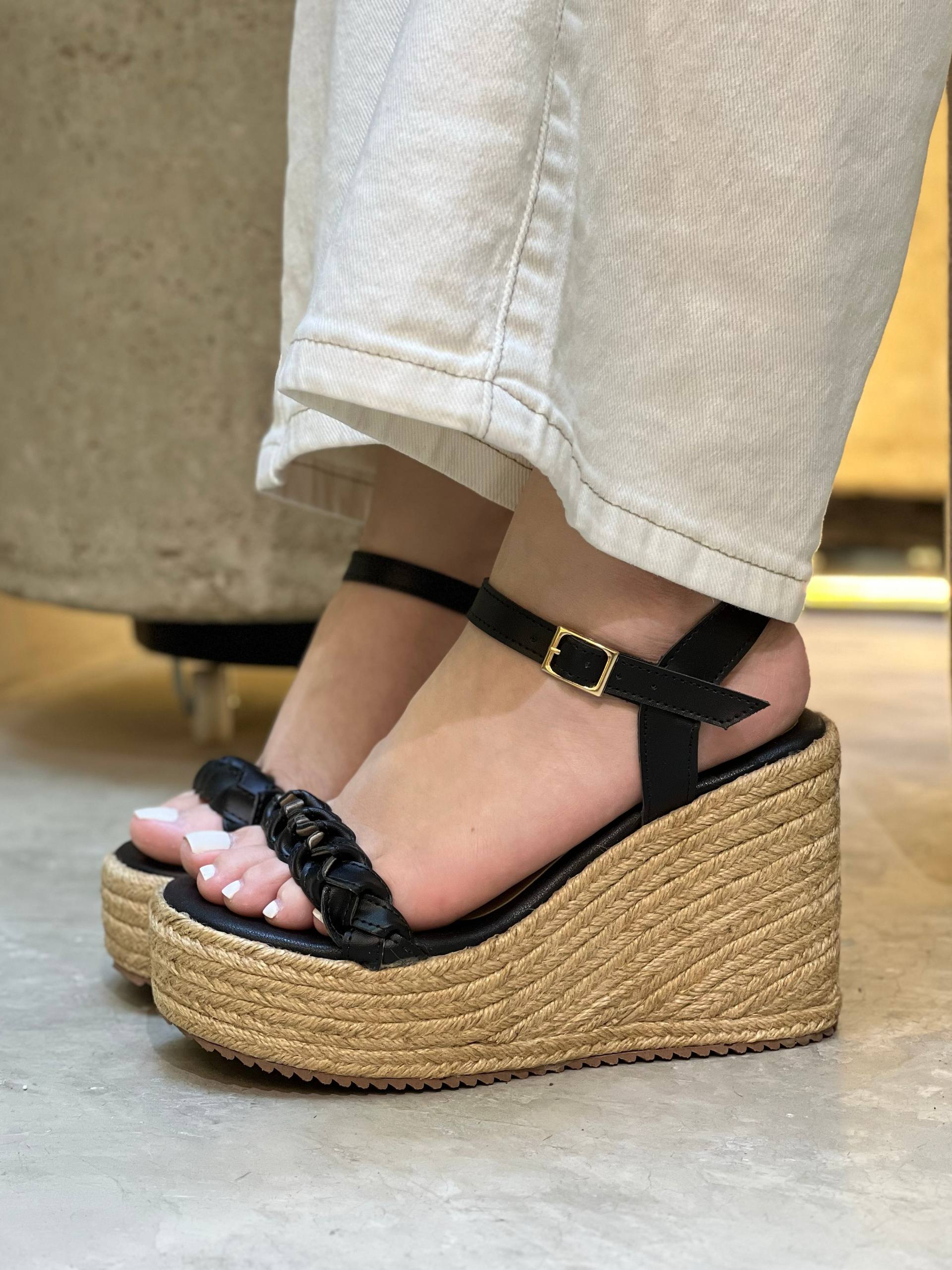 Plataforma en yute para mujer PLTF998 | Maraldo