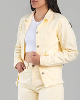 Chaleco de Jean Vainilla CHQ03