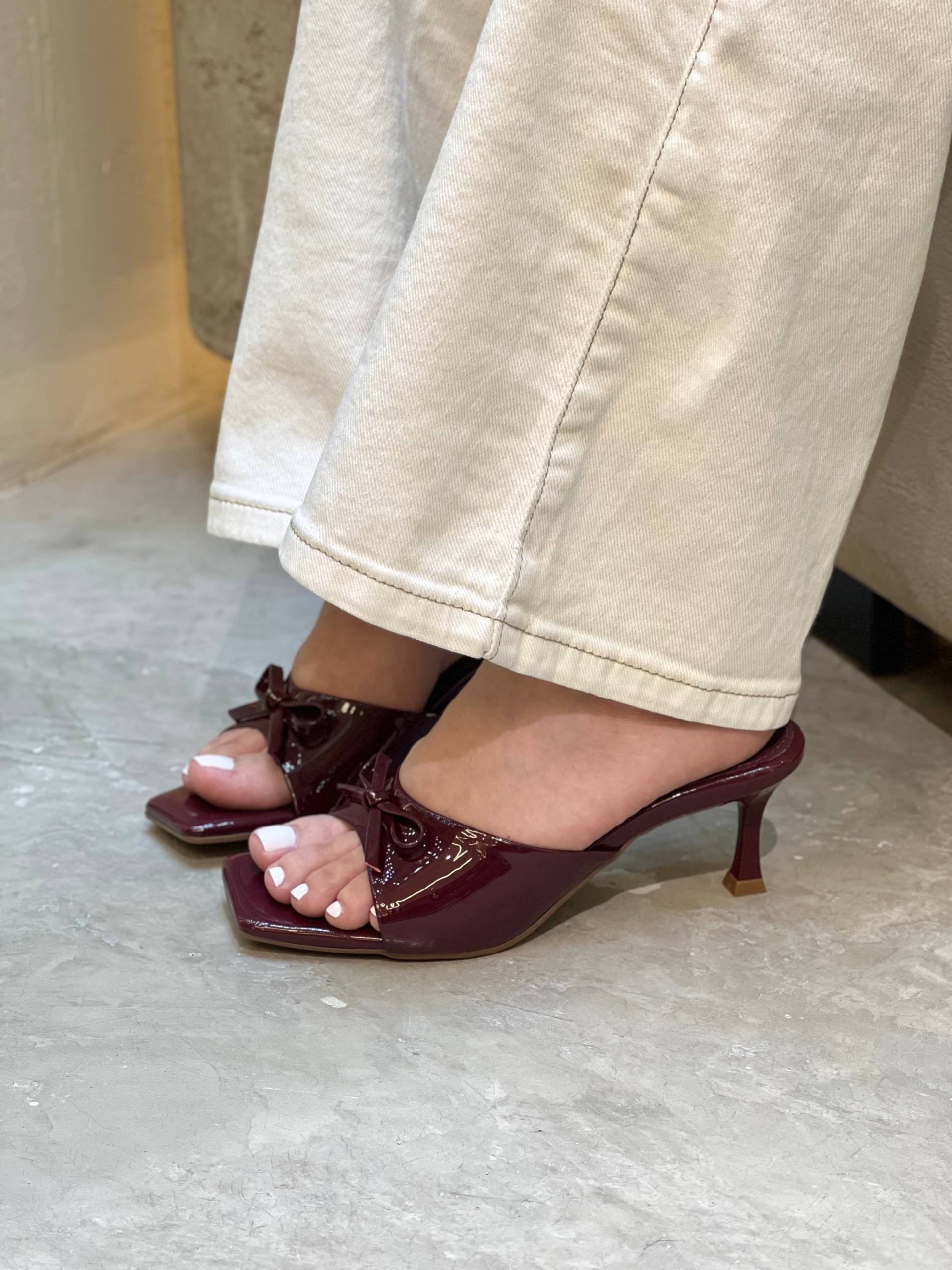 Tacon en Charol destalonado para mujer T831 | Maraldo