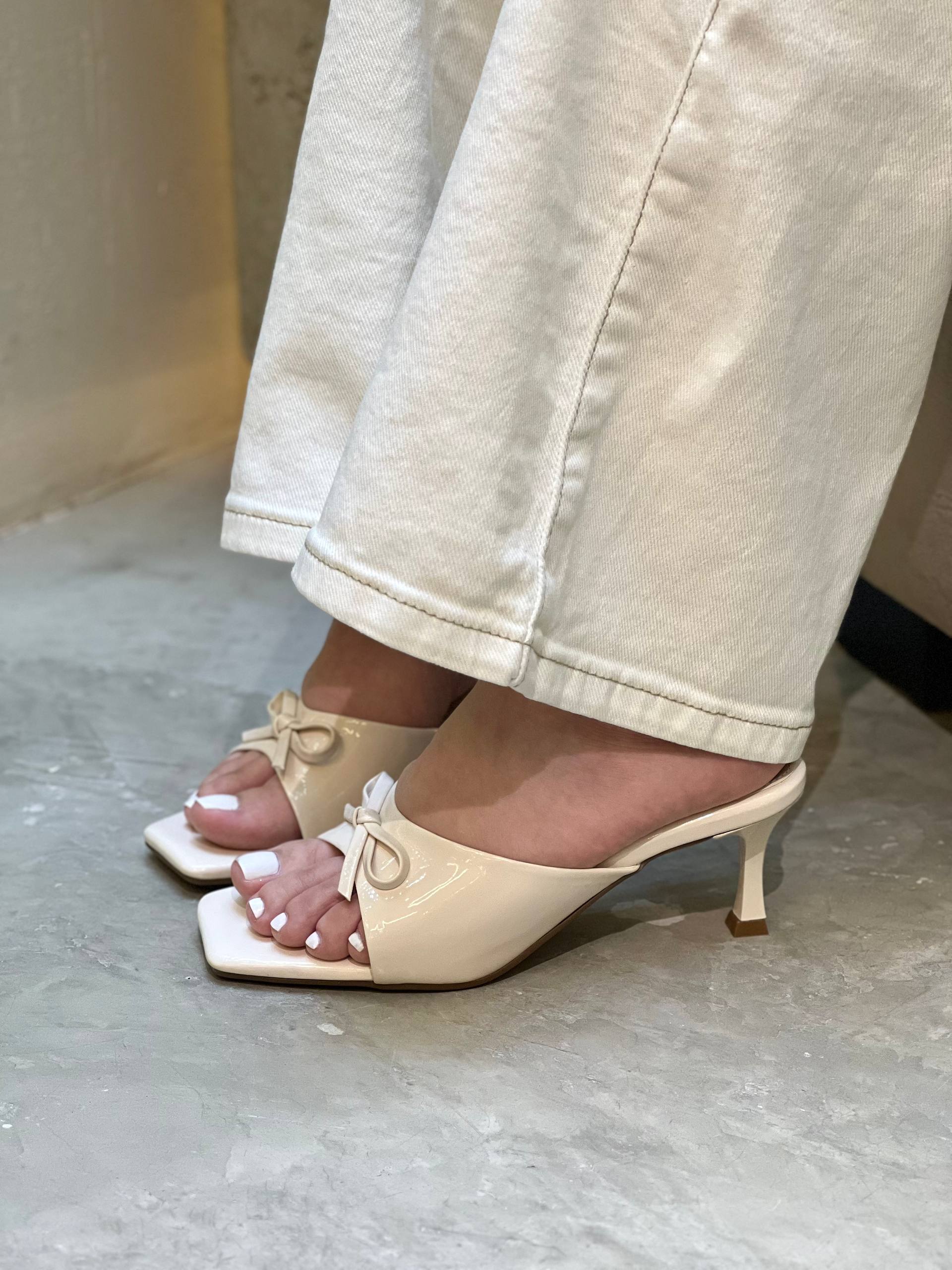 Tacon en Charol destalonado para mujer T831 | Maraldo