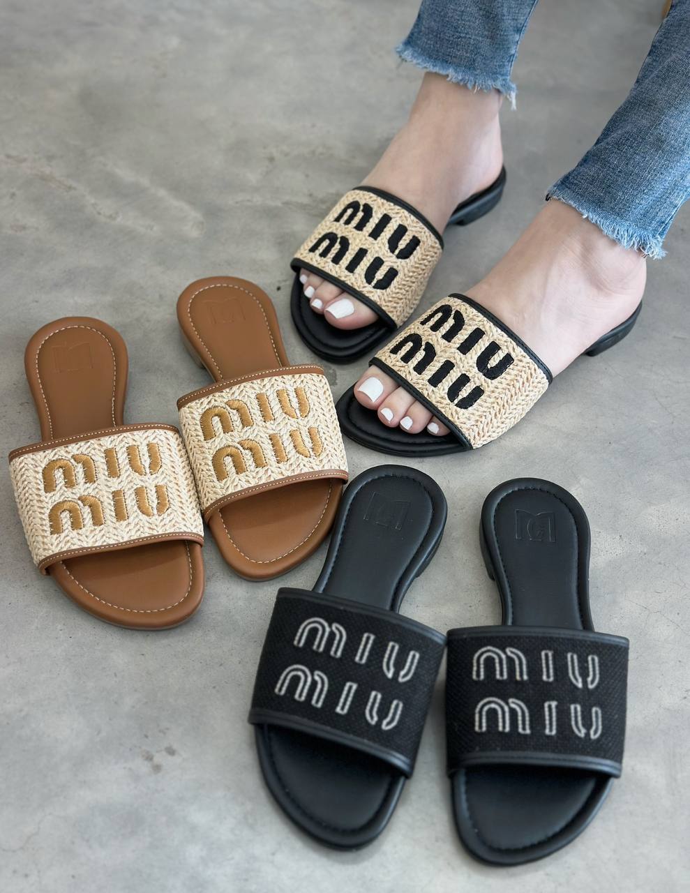 Sandalia Plana de moda P1451 miel