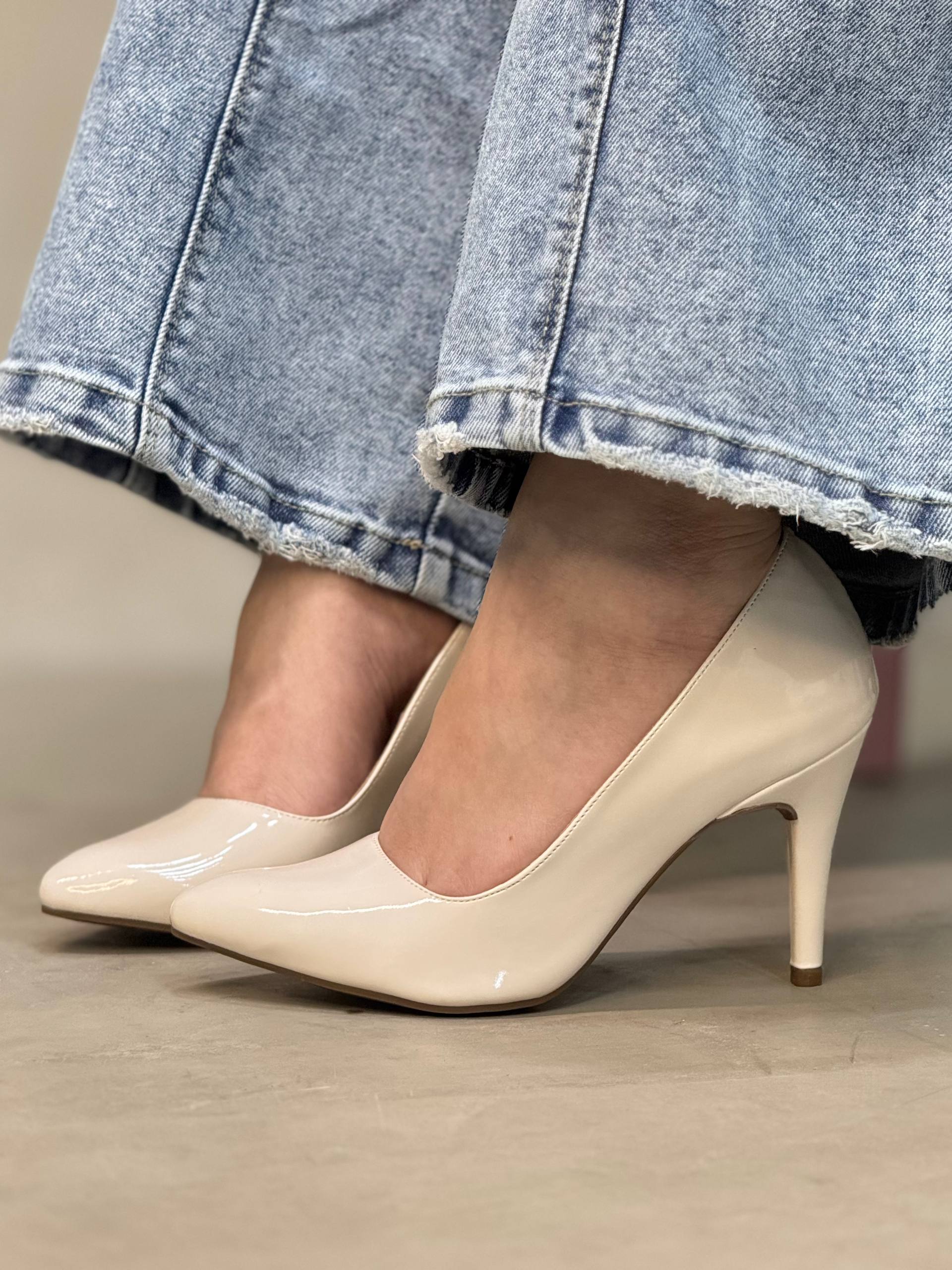 Tacones Clásicos en Charol 7.5cm – T730