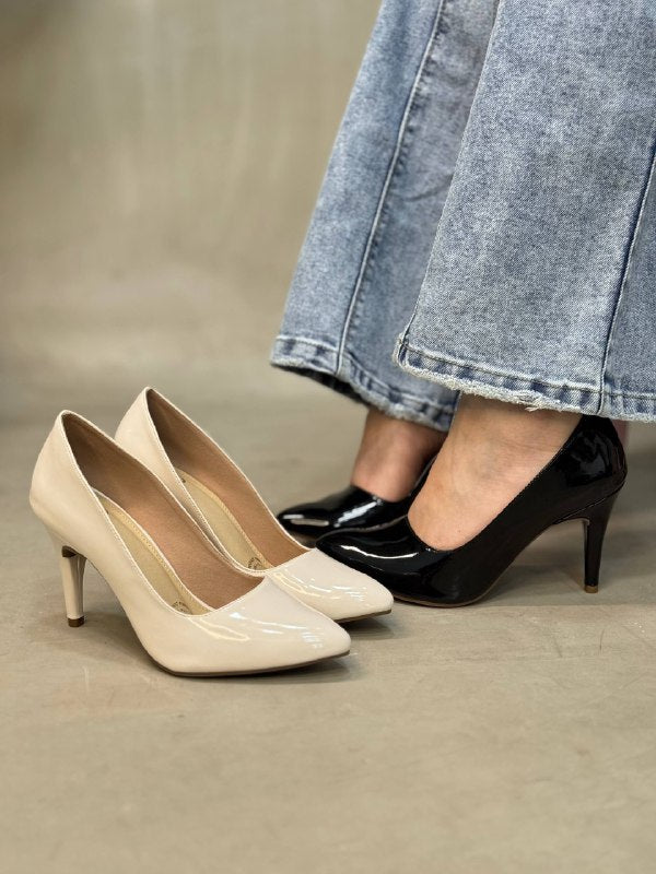 Tacones Clásicos en Charol 7.5cm – T730