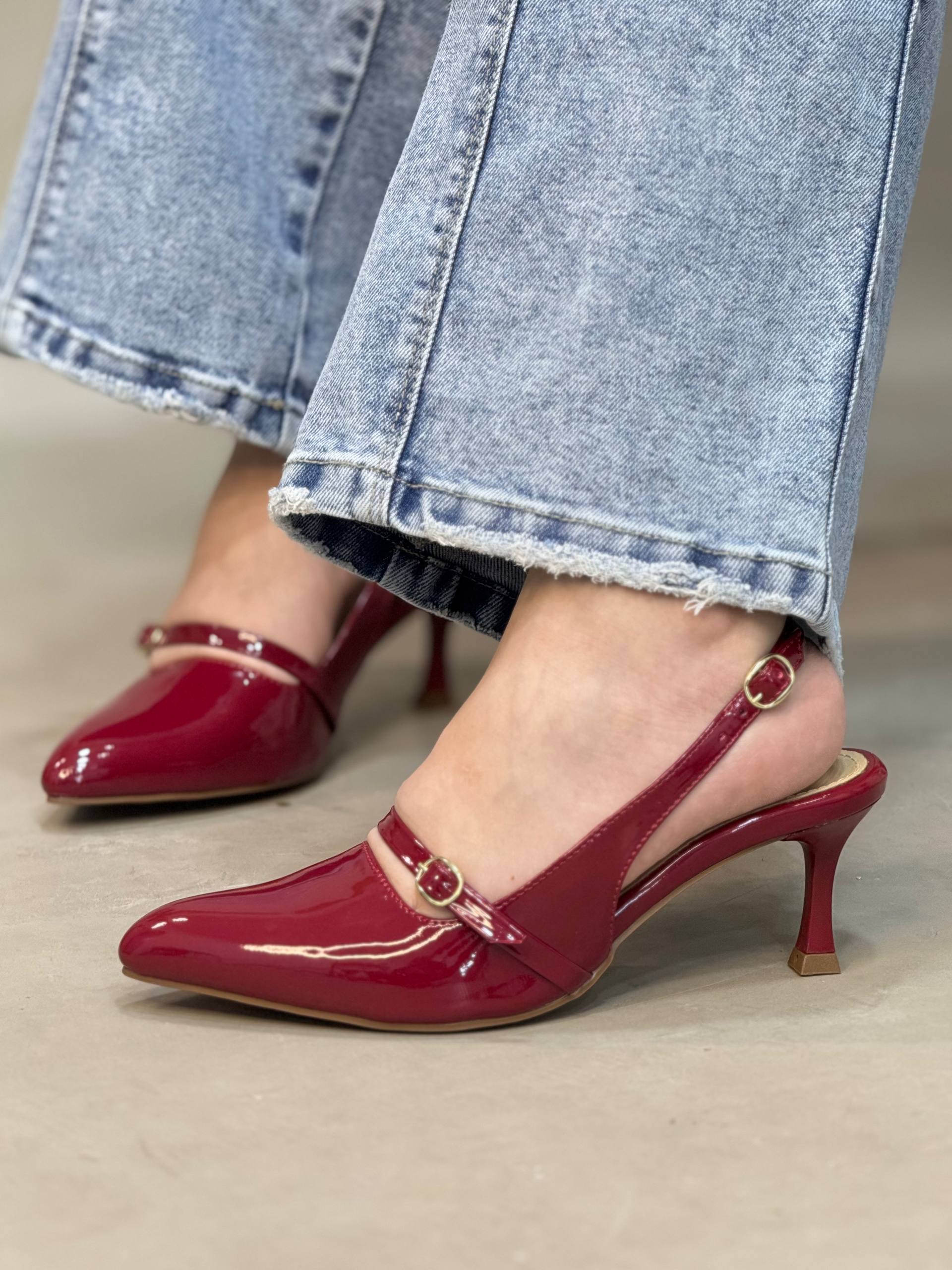 Tacones Clásicos en Charol 5.5cm – T710