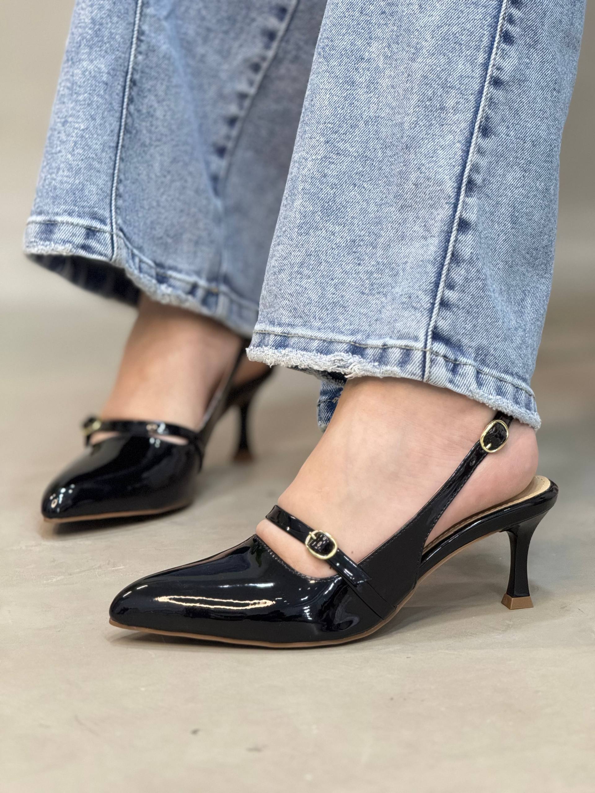 Tacones Clásicos en Charol 5.5cm – T710