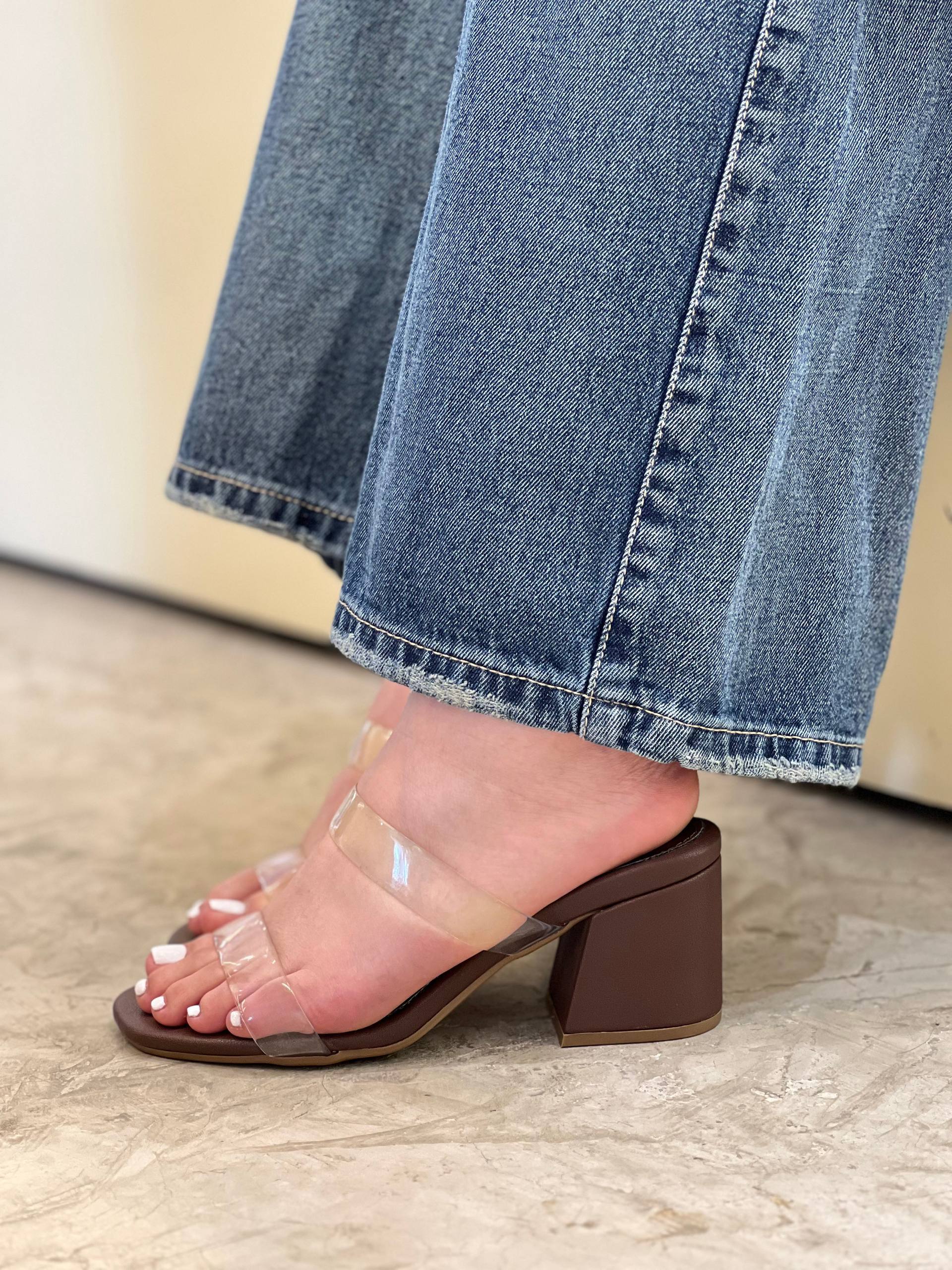 Tacón Crystal Chocolate T961