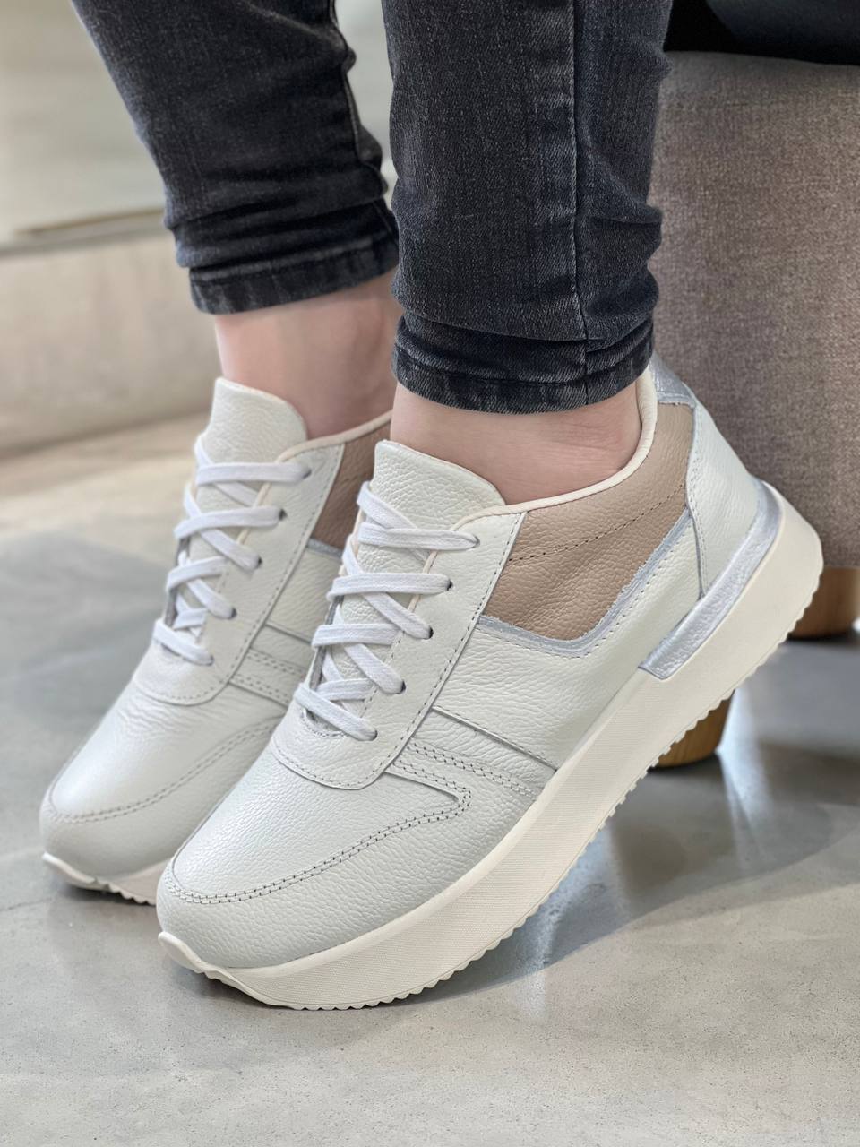 Tenis 100% Cuero para Mujer DCM015 | Maraldo