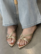Sandalias planas con tiras cruzadas P1416 | Maraldo