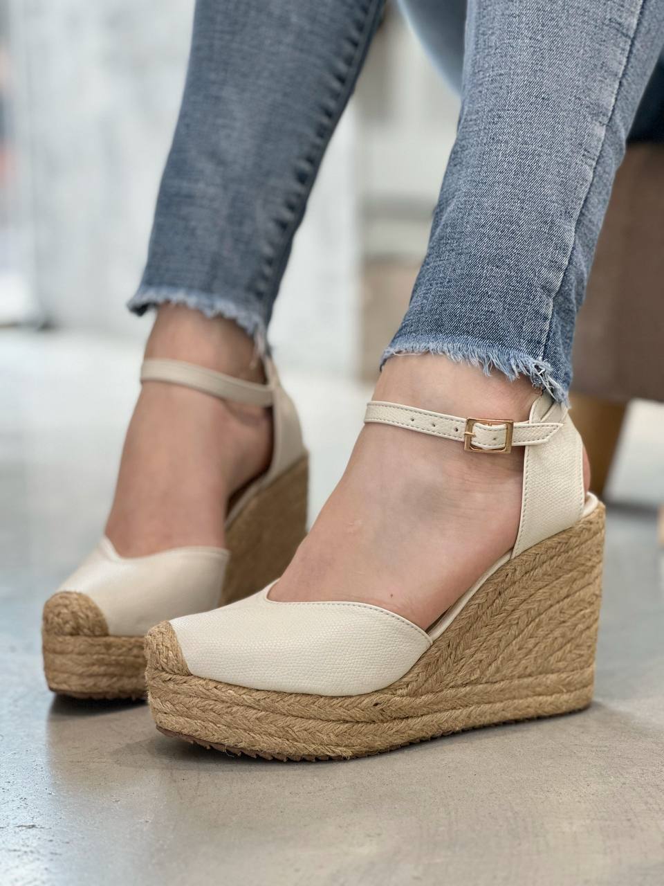 Plataformas en yute para mujer PLTF804 | Maraldo