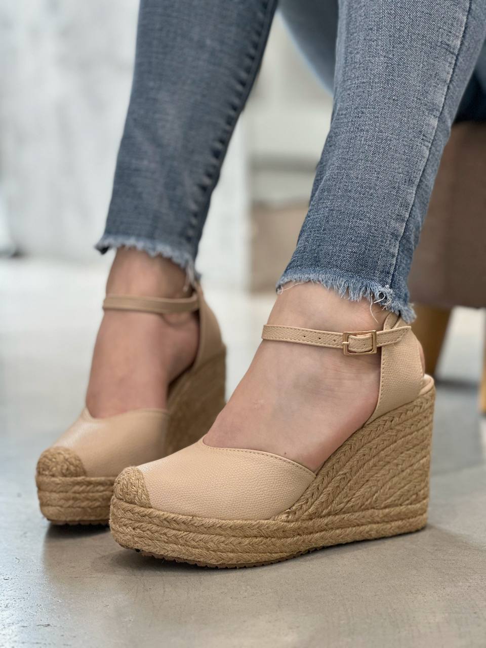 Plataformas en yute para mujer PLTF804