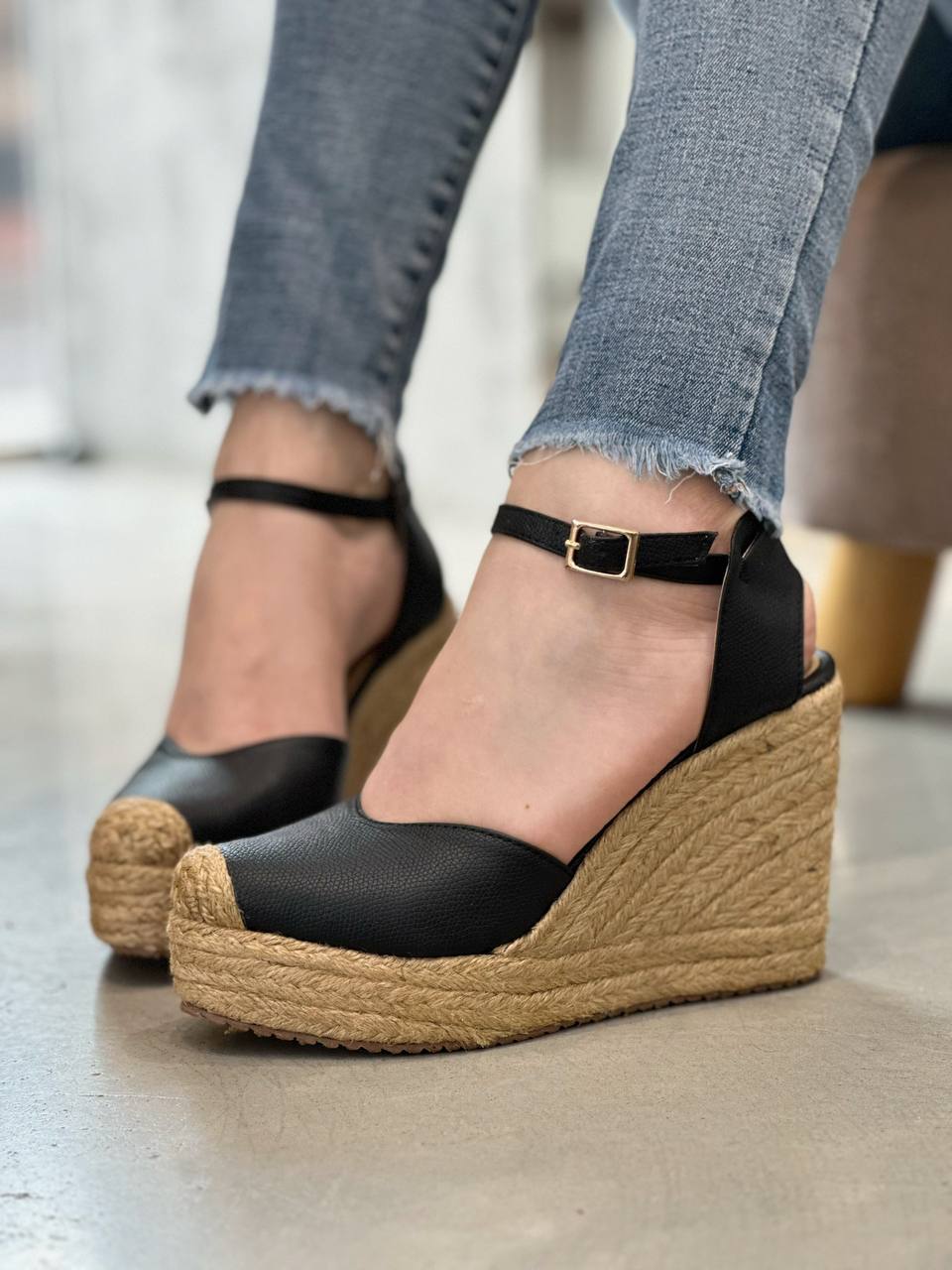 Plataformas en yute para mujer PLTF804