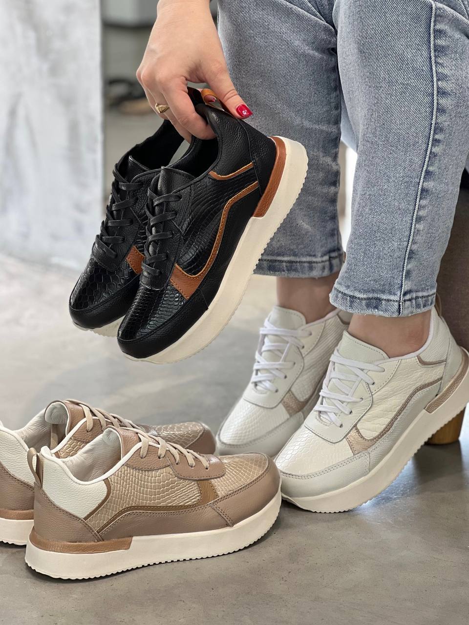 Tenis de Cuero para Mujer – DCM014