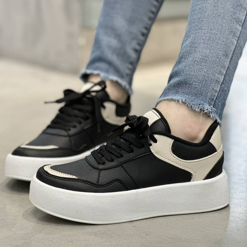 Tenis Negros Mujer para D862