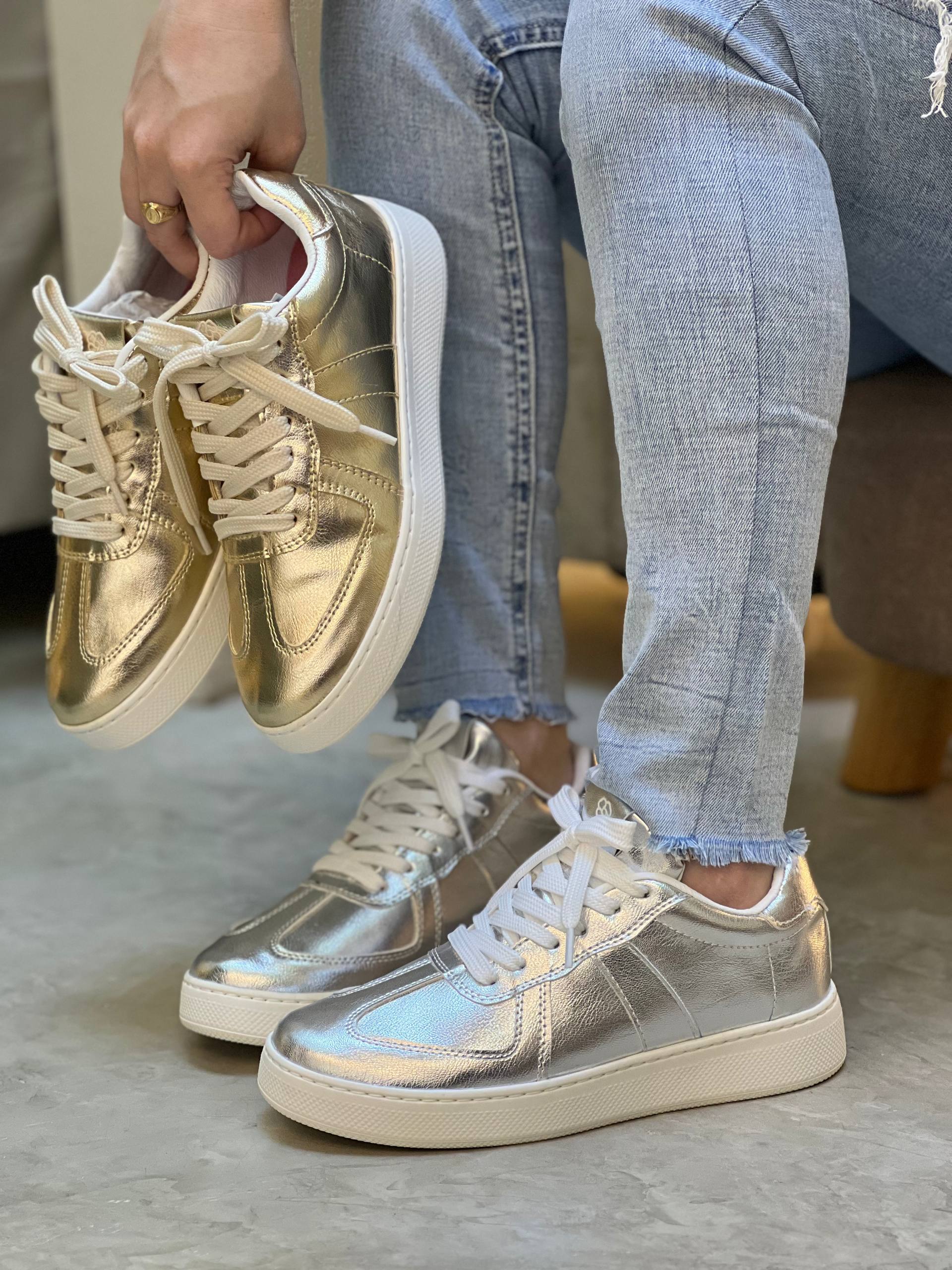 Tenis metálicos tendencia  - D895