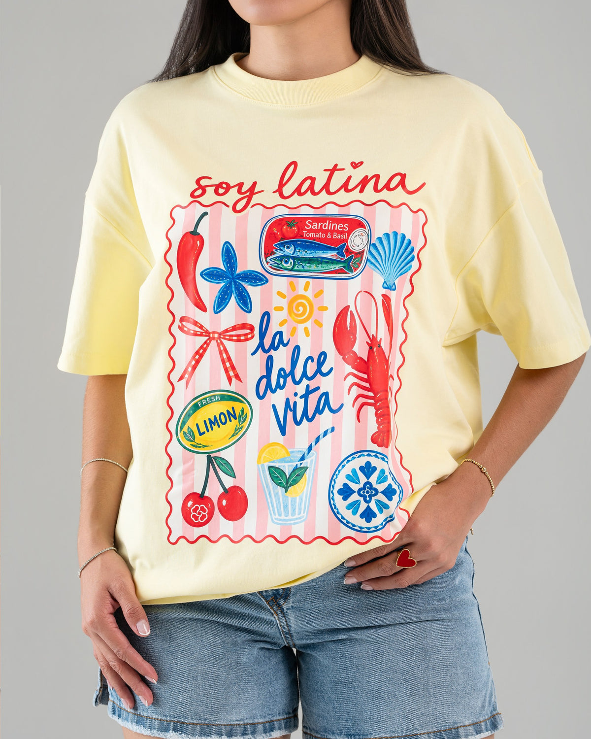 T-Shirt Oversize Estampada 18 | Maraldo