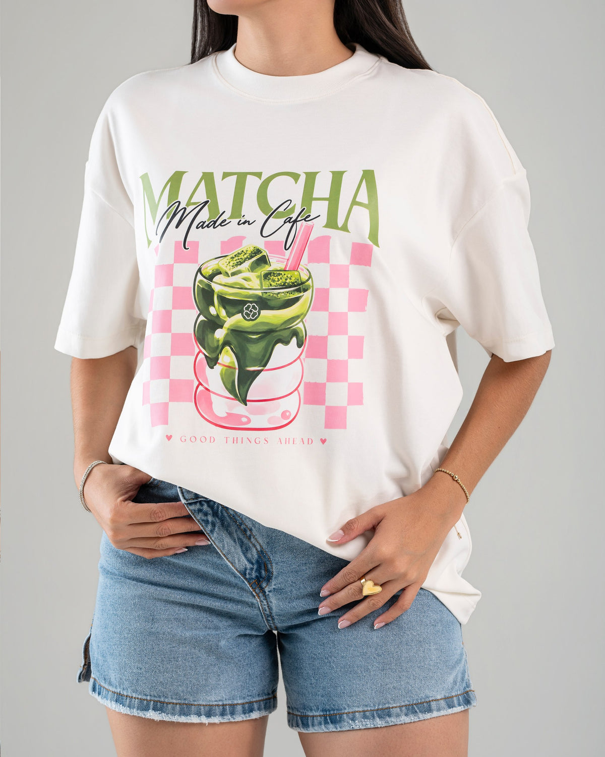 T-Shirt Oversize Matcha| OVER32