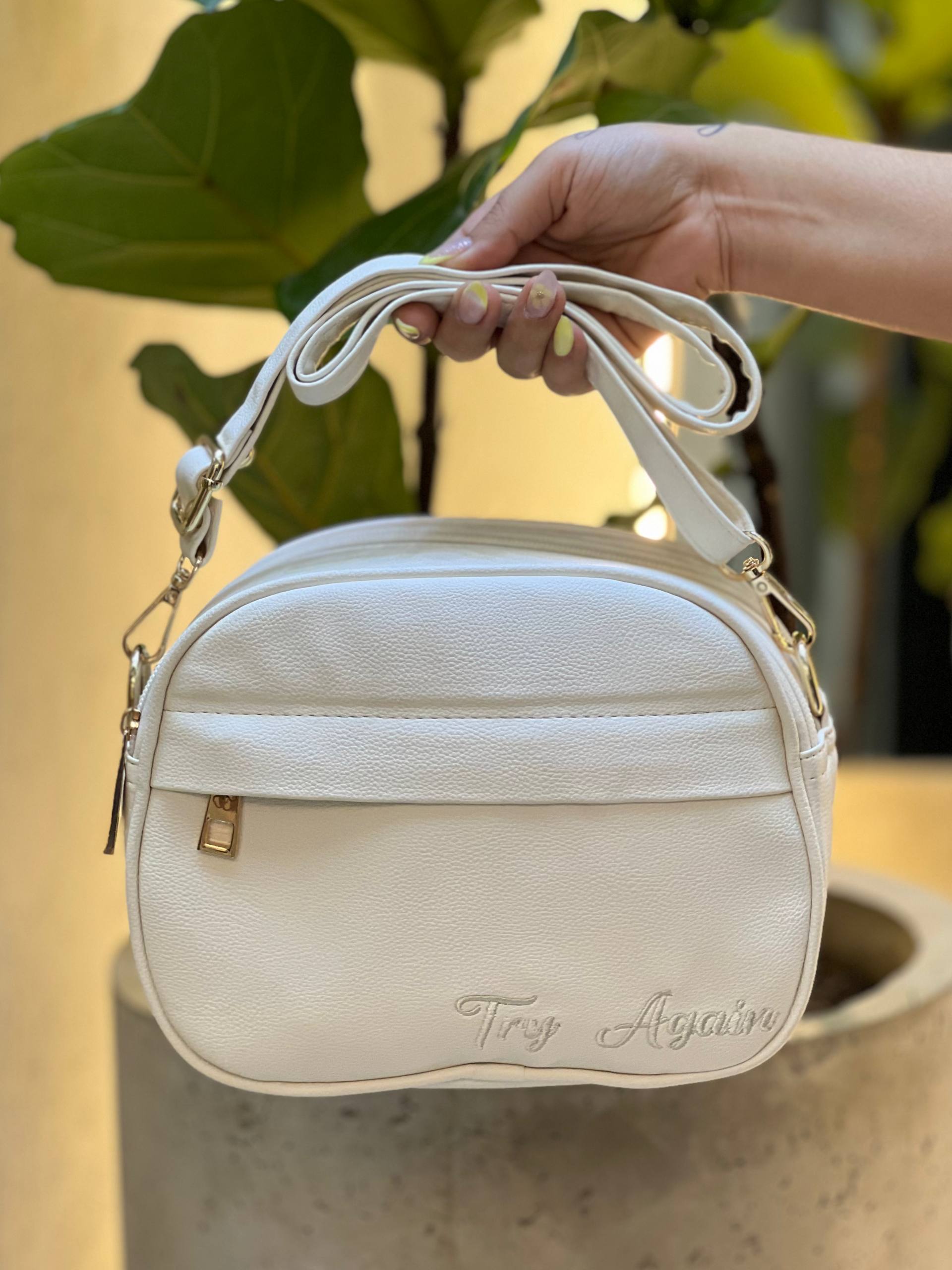 Bolso blanco para dama BL032