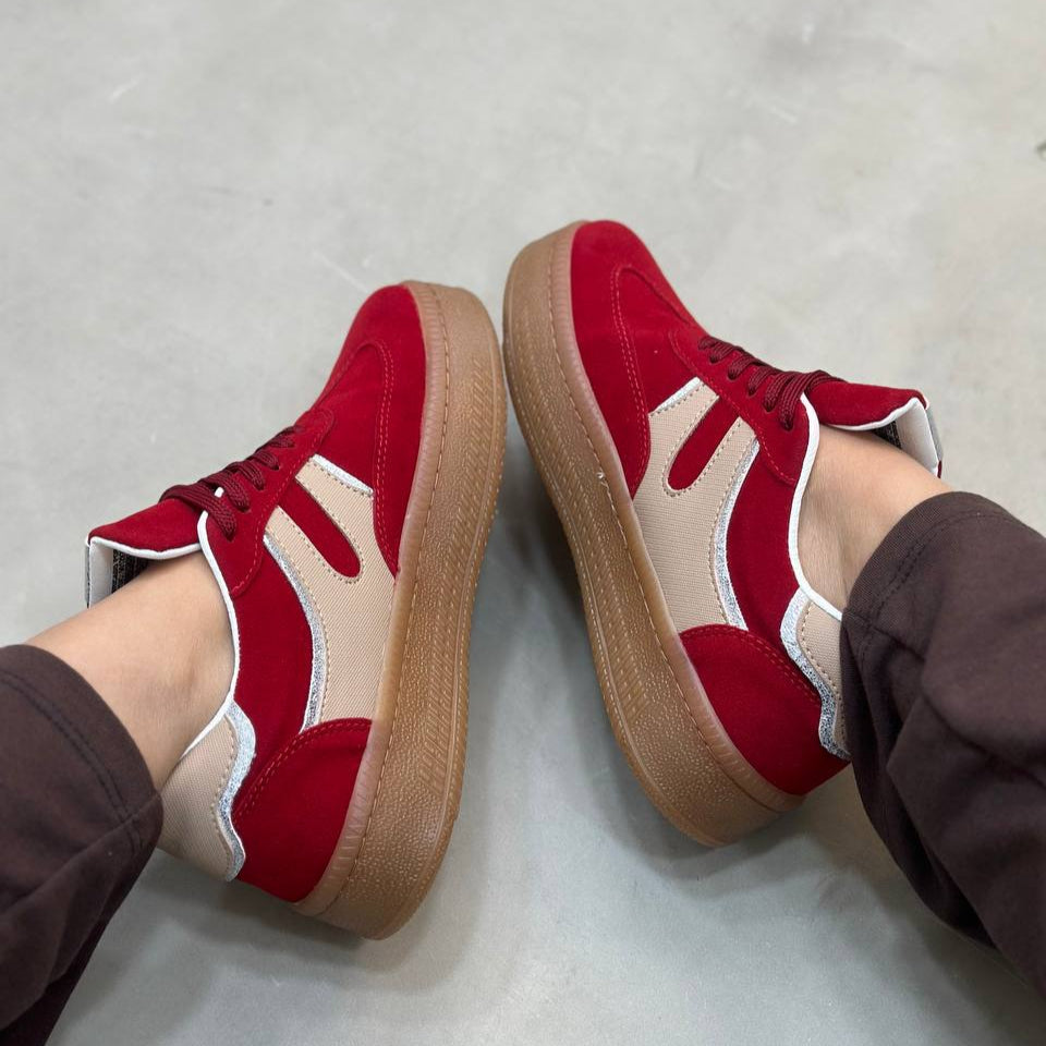 Tenis Rojos para mujer - D866