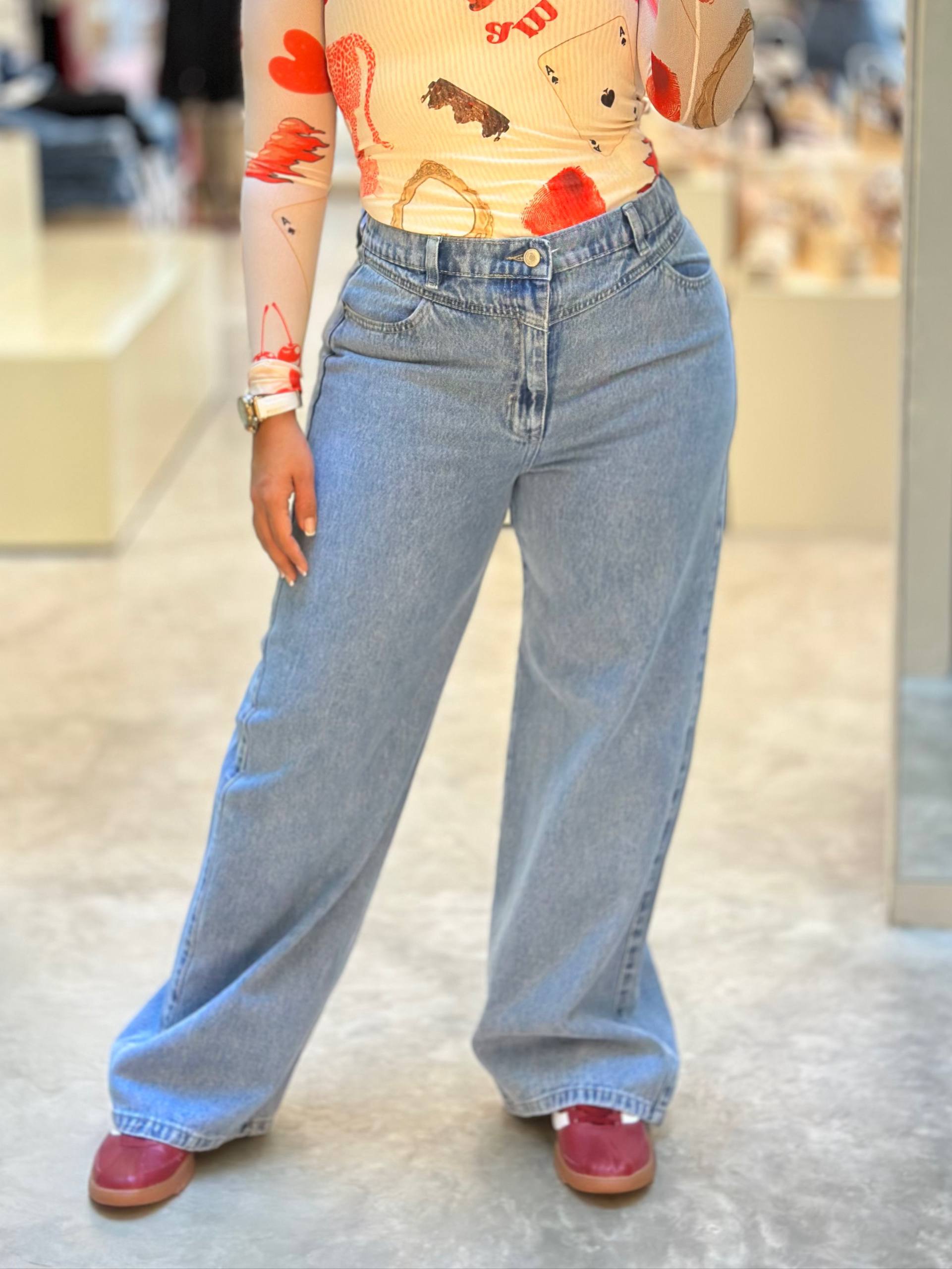 Jean para mujer Wide Leg JBC28| Maraldo