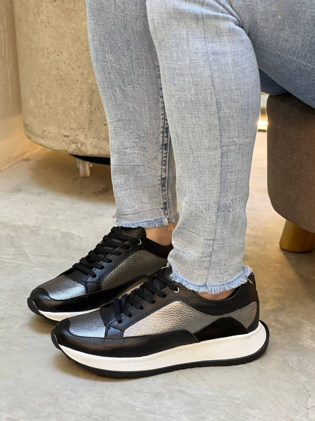 Tenis cuero deportivos DS112 para mujer | MARALDO