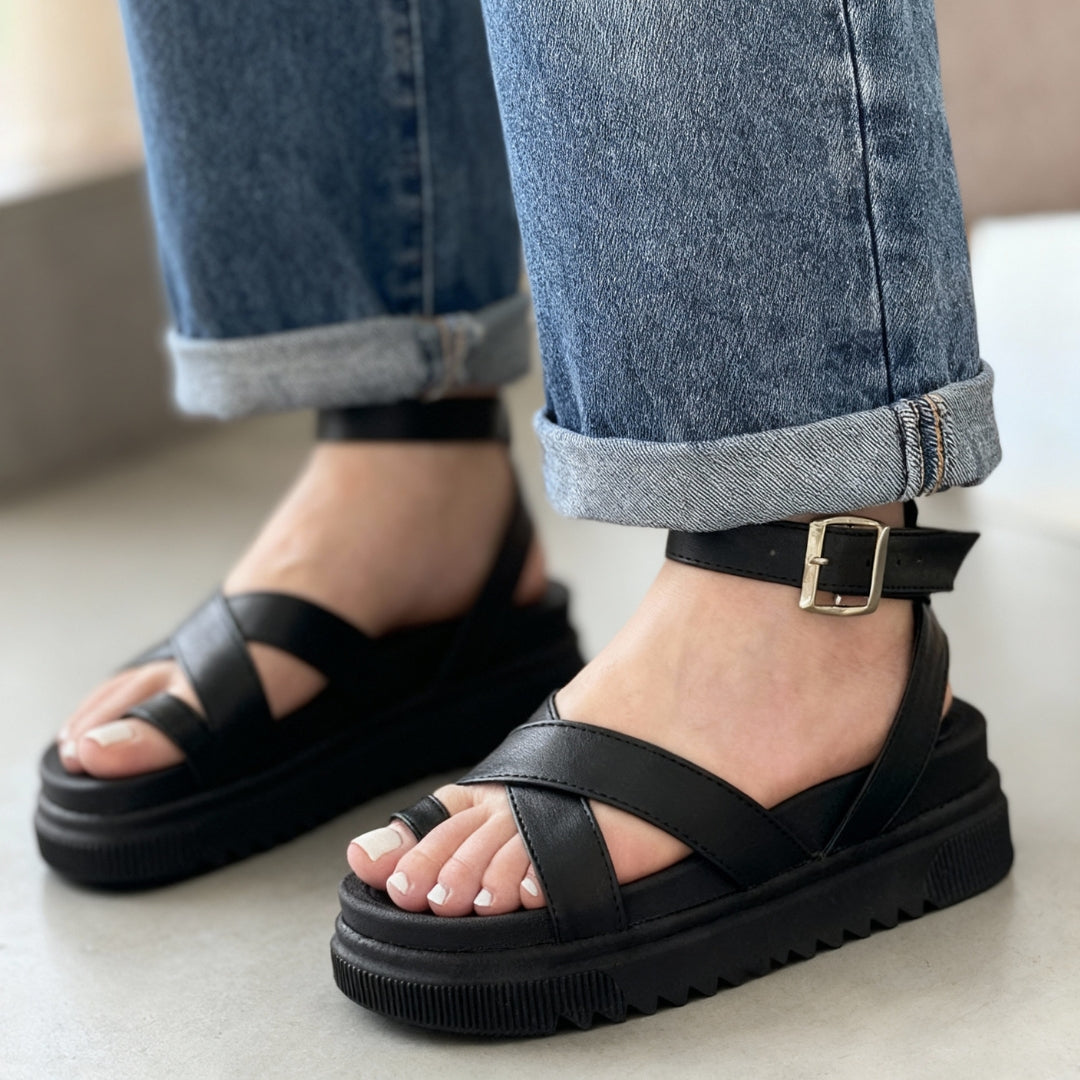 Sandalia Jessica Plataforma Confort