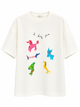 T-Shirt Oversize Estampada 12 | Maraldo