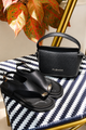 COMBO: Bolso + Sandalia Negro/Negro