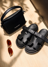 COMBO: Bolso + Sandalia Negro/Negro