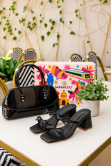 COMBO: Bolso + Tacón Negro/Negro